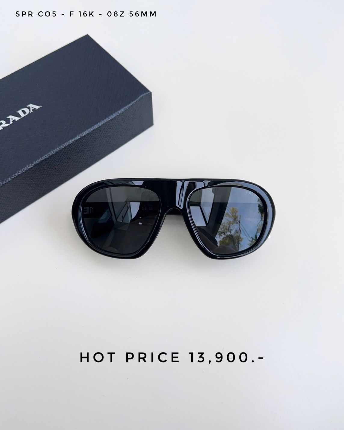 Prada Sunglasses SPR C05-F 16K-08Z 56 MM.