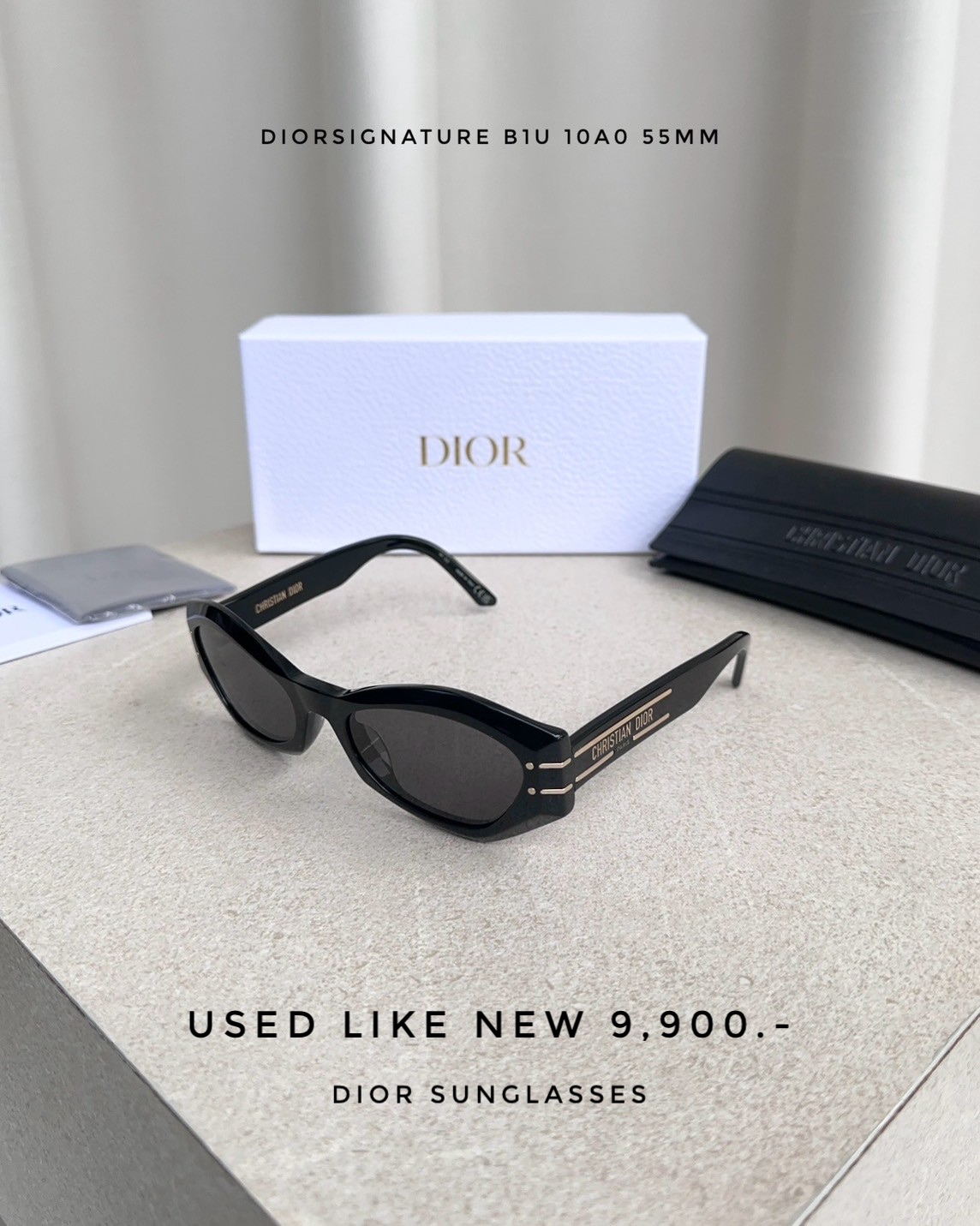 Used Like New Dior Sunglasses DiorSignature B1U 10A0 55MM