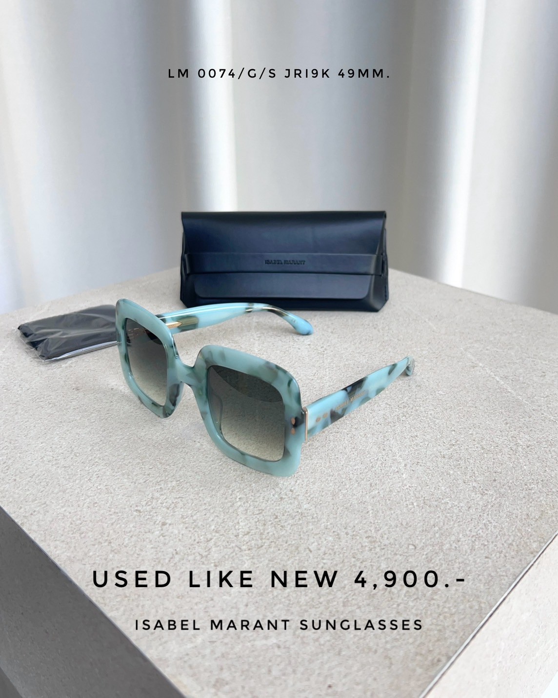 Used Like New Isabel Sunglasses LM 0074/G/S JRI9K 49MM.