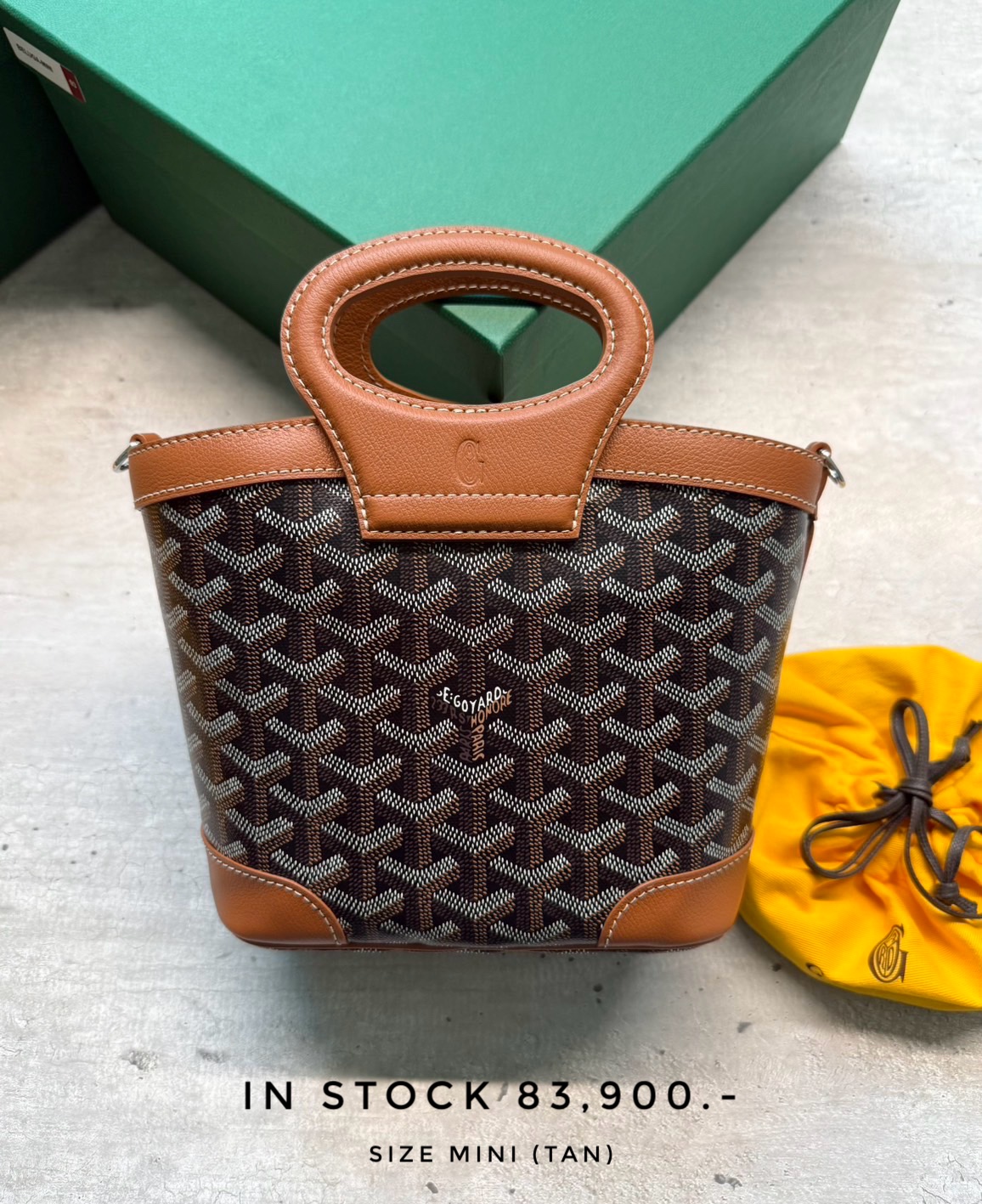 Goyard Beluga Mini Bag - Tan