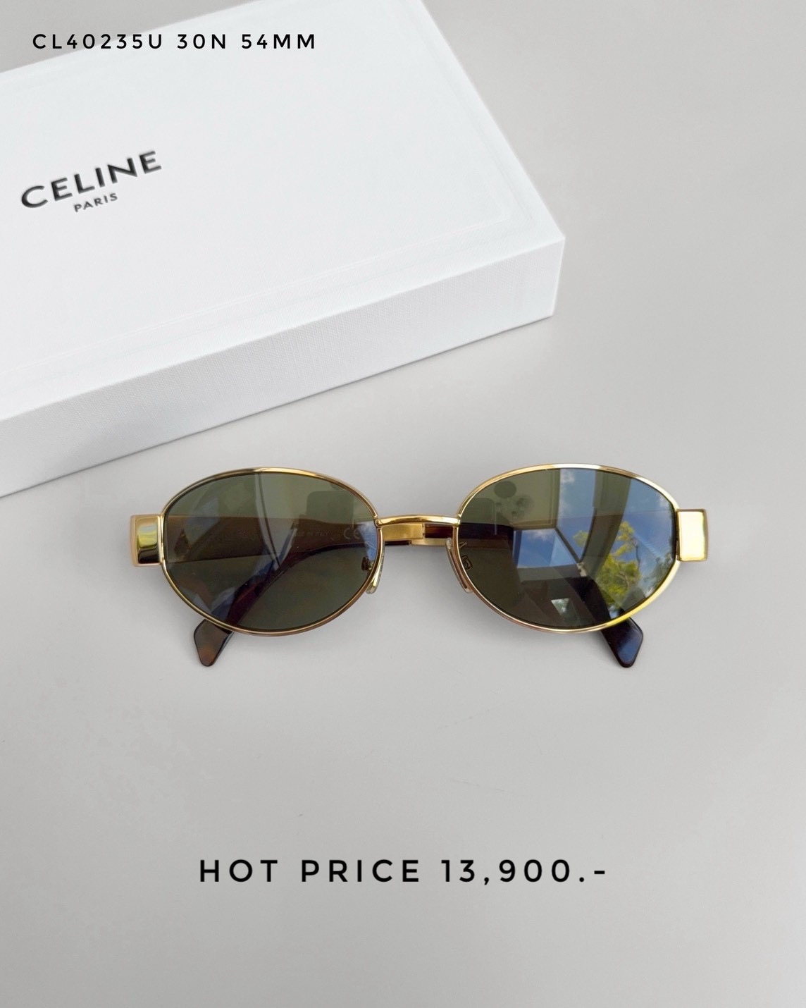 Celine Sunglasses CL40235U 30N 54MM.