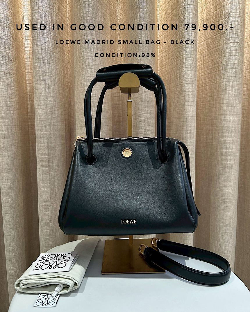 Used Loewe Madrid Small Bag - Black