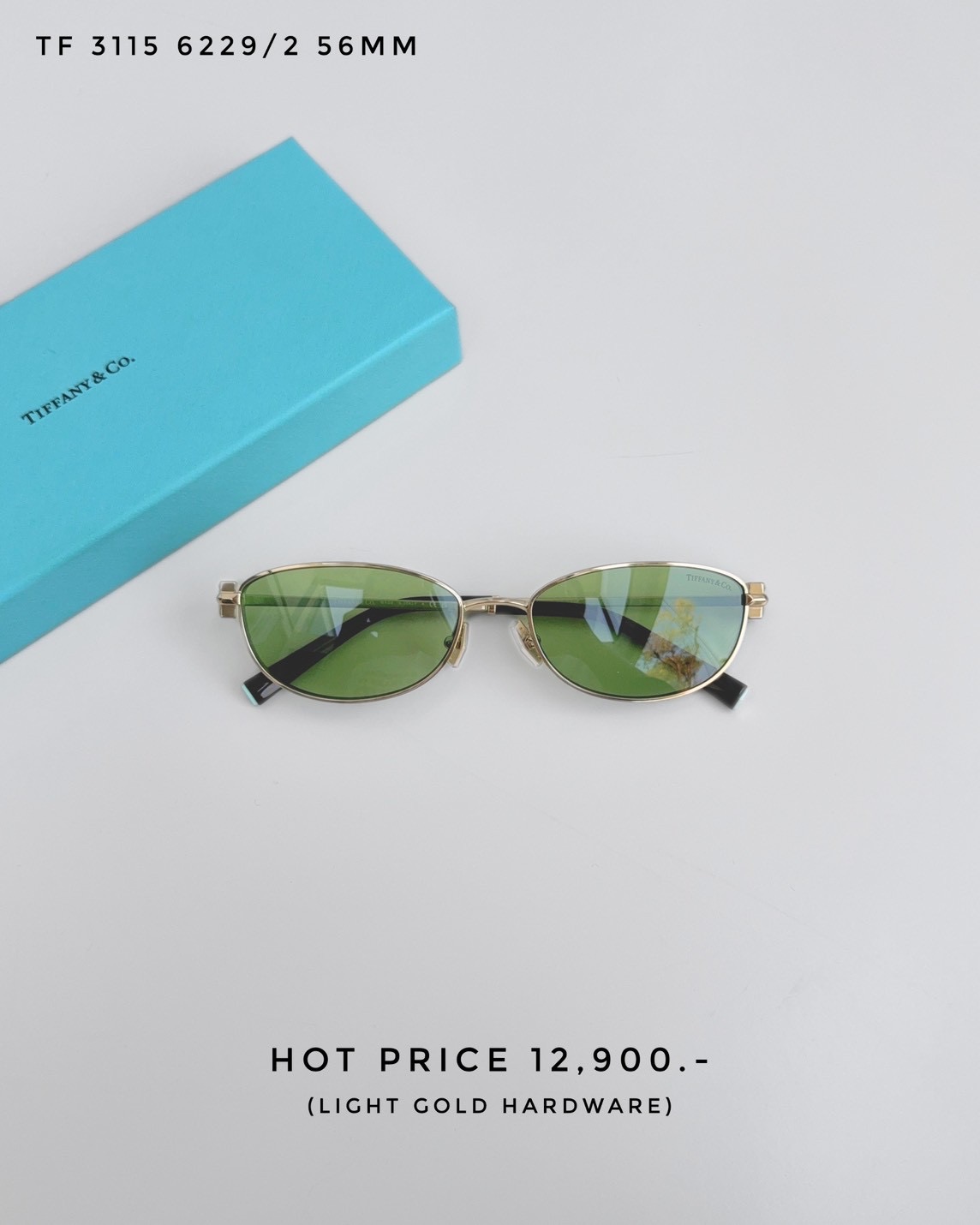 Tiffany & Co Sunglasses TF 3115 6229/2 56 MM.
