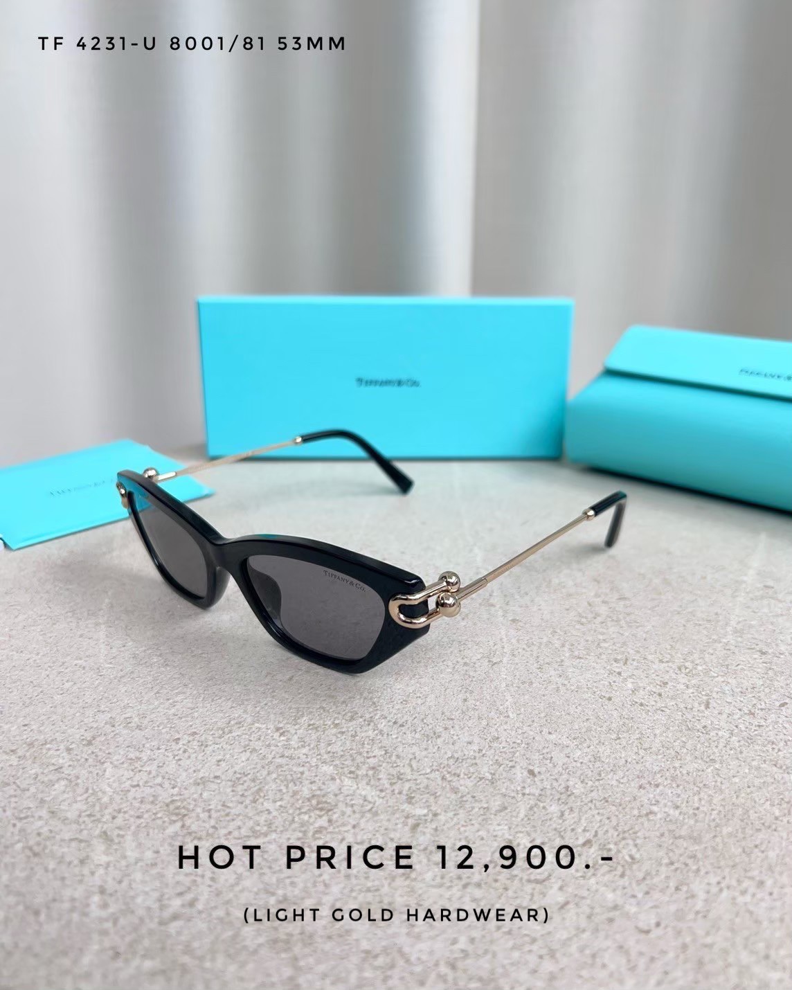 Tiffany & Co Sunglasses TF 4231-U 8001/81 53MM.