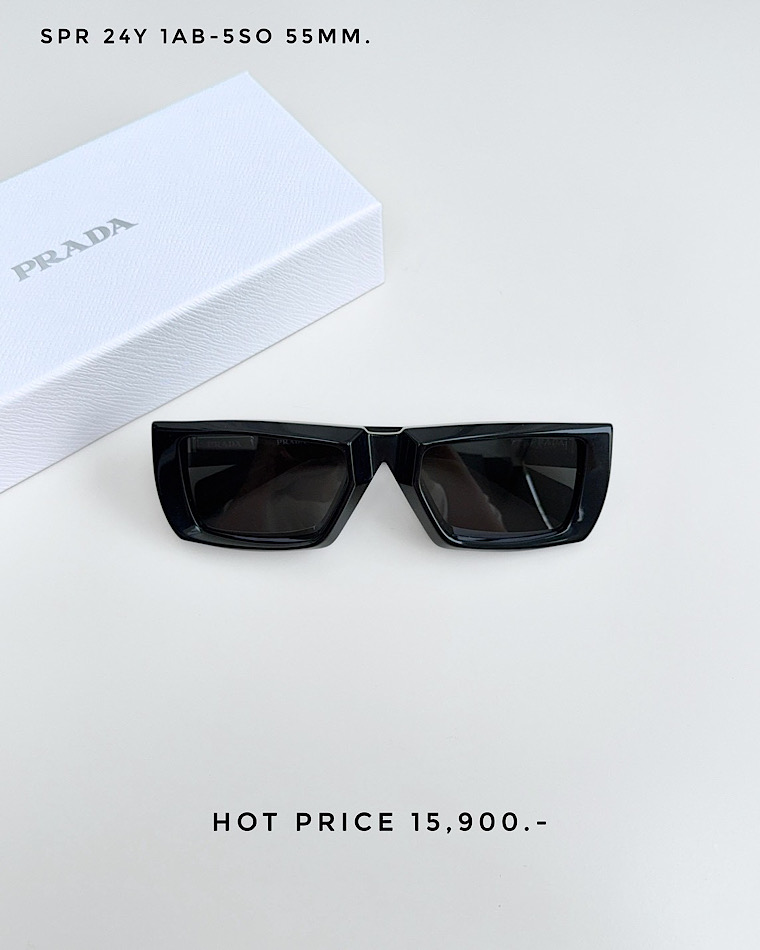 Prada Sunglasses SPR 24Y 1AB-5S0 55MM.