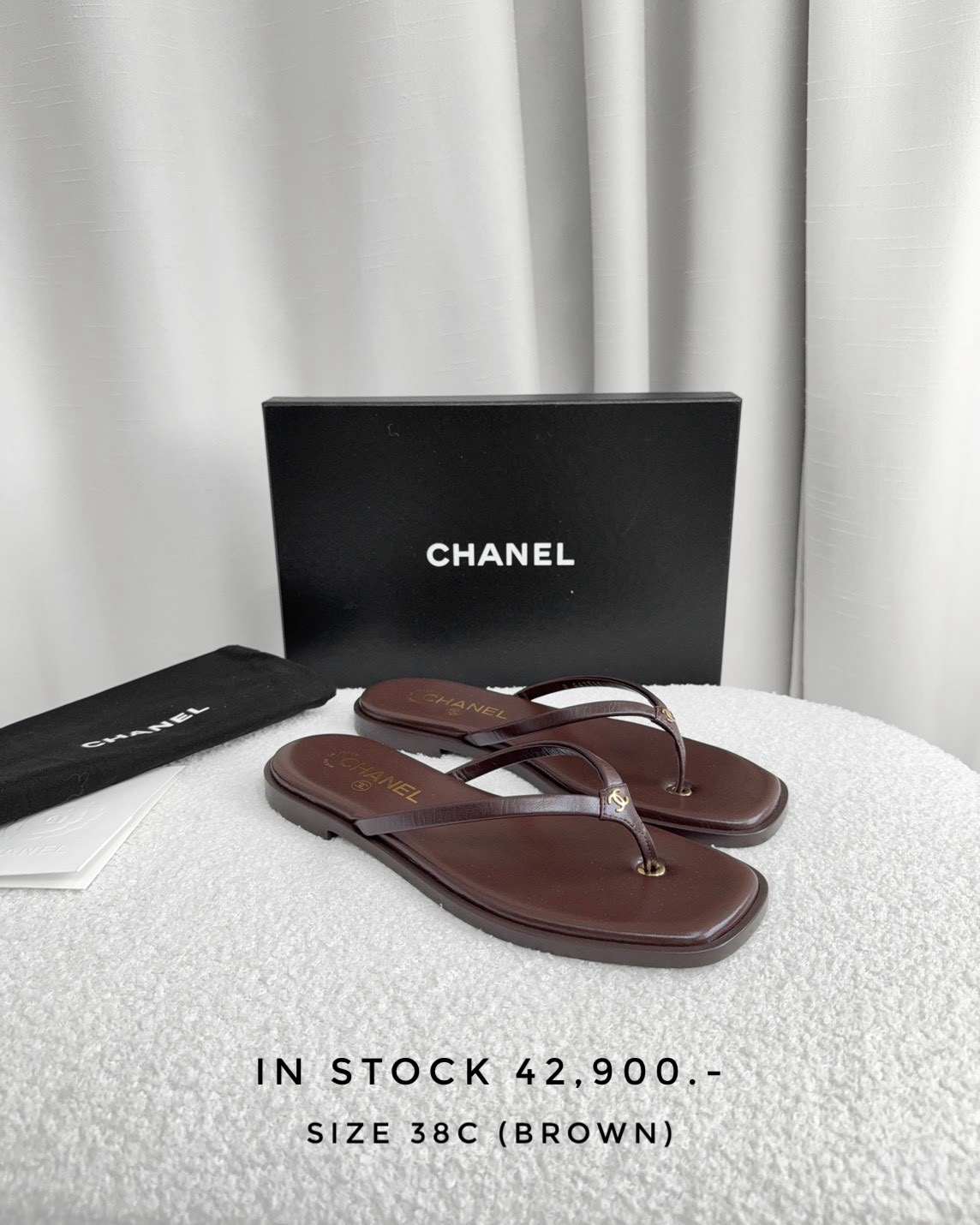 Chanel Sandals GHW - Brown 