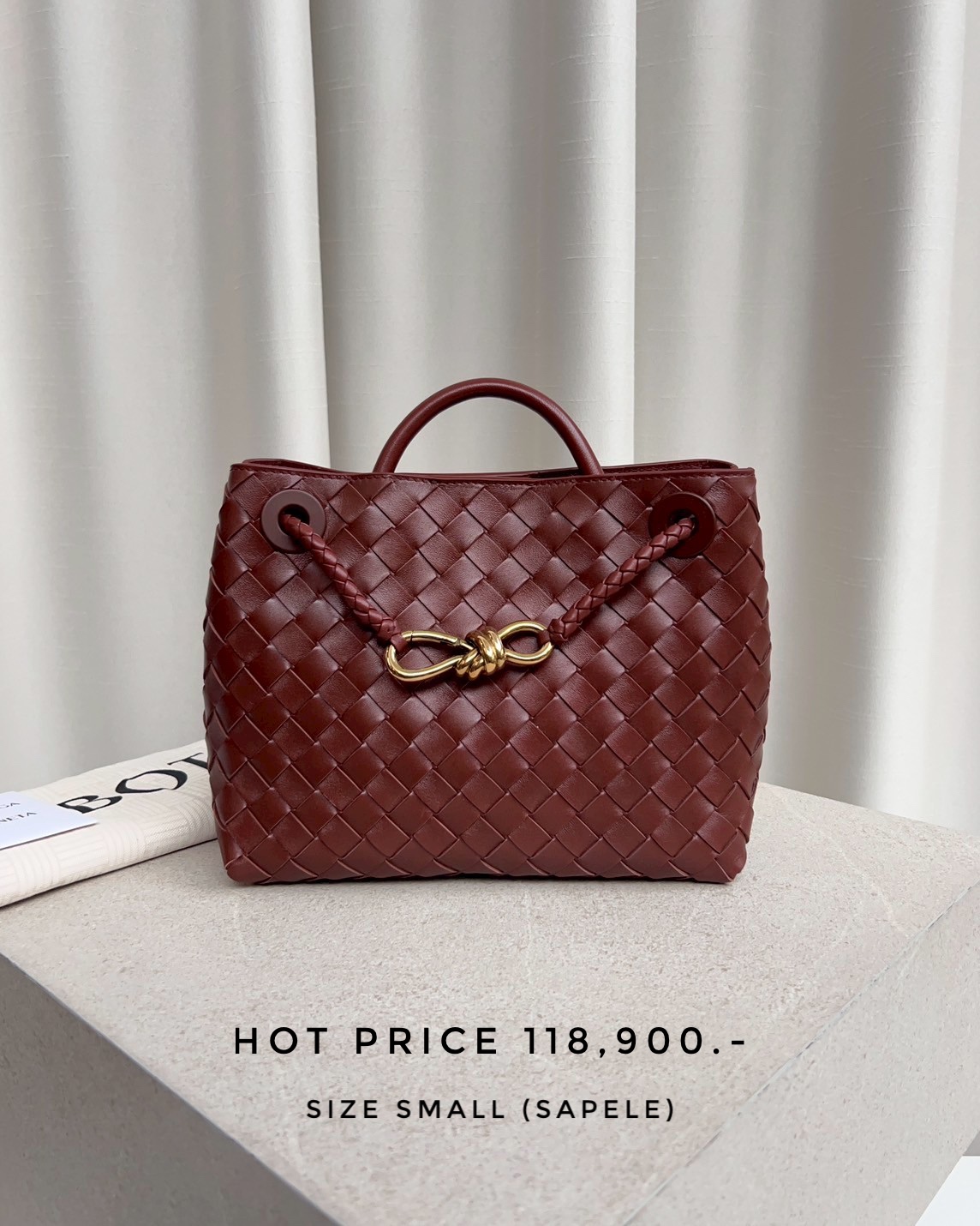 Bottega Andiamo Small - Sapele
