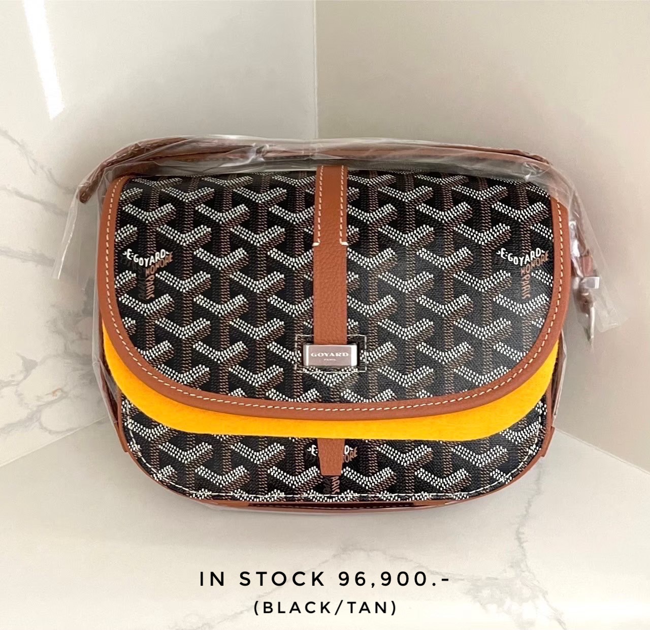 GOYARD Belvedere PM Bag - Tan/Black