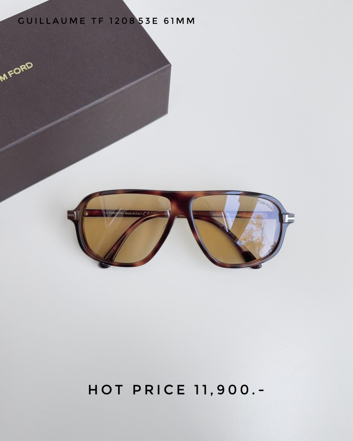 Tom Ford Sunglasses TF1208 53E 61MM.