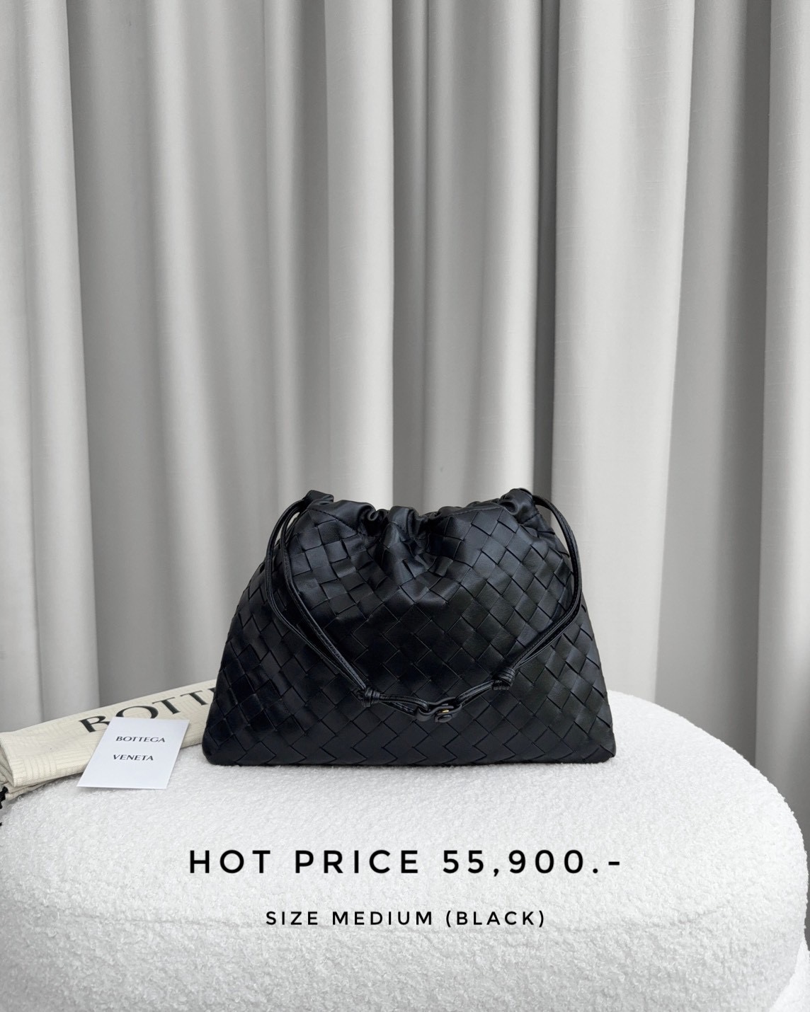 Bottega Dust Bag Medium - Black
