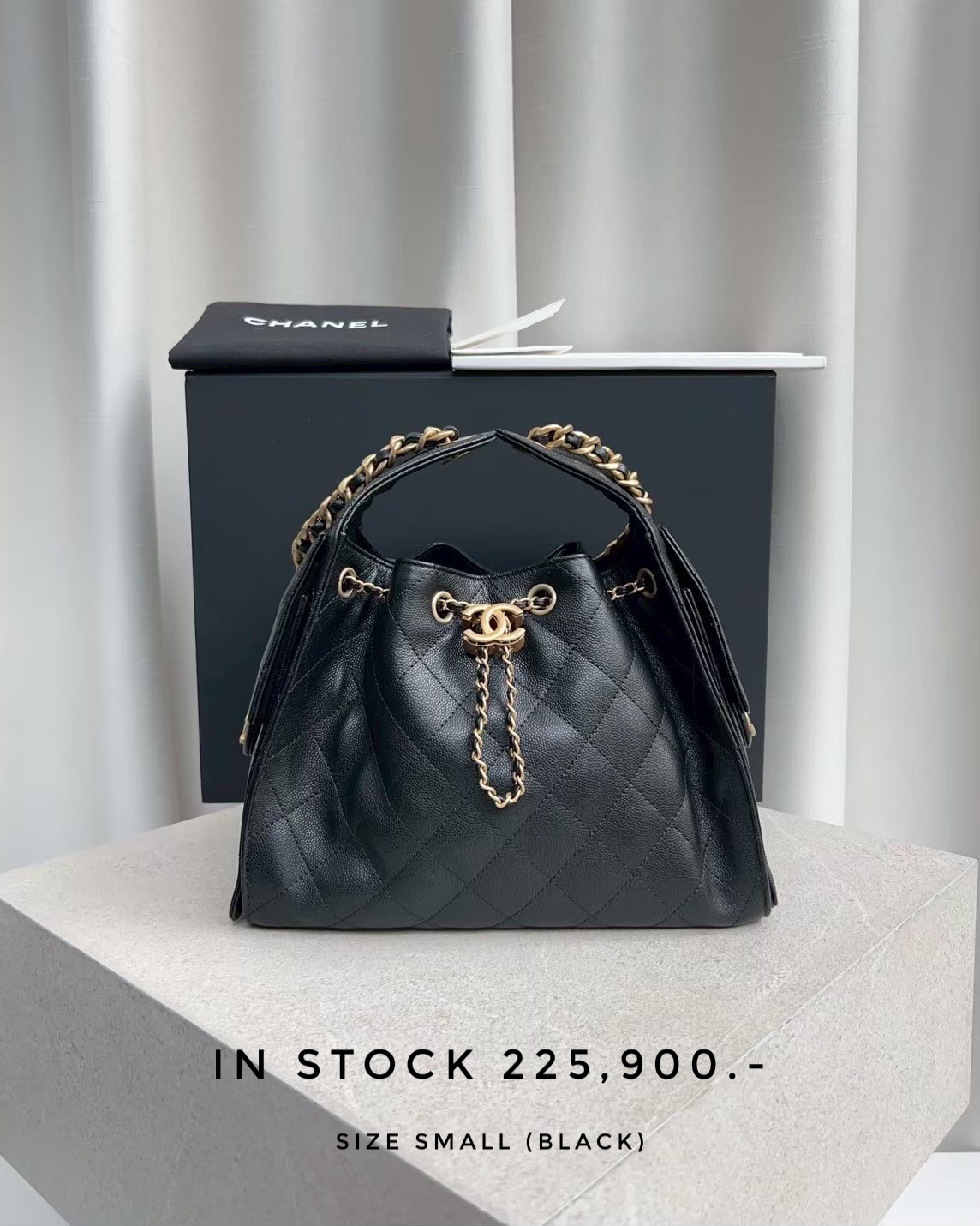 Chanel 25 Leather Small - Black