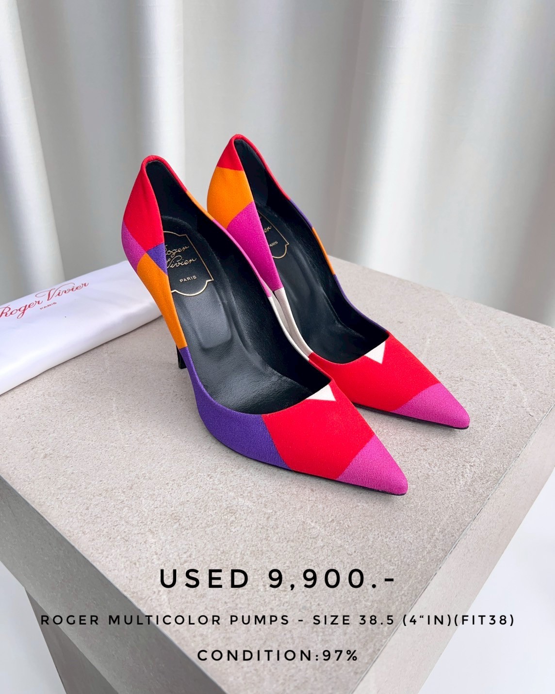 Used Roger Multicolor Pumps