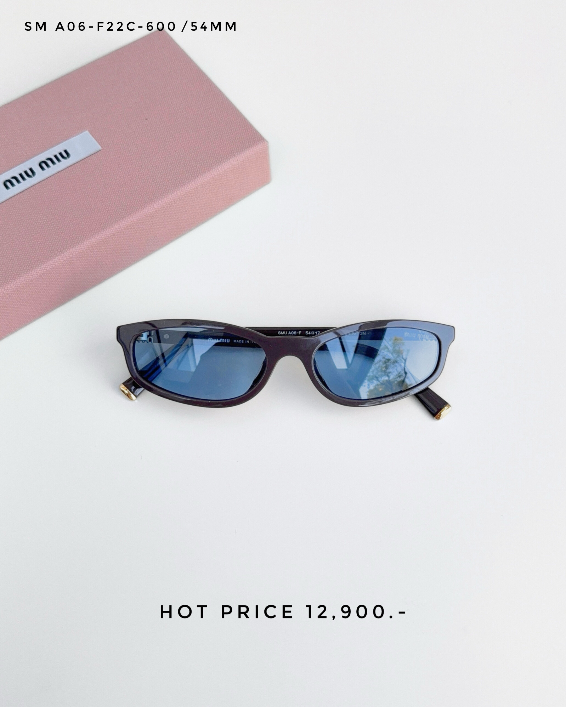 Miumiu Sunglasses SMU A06F 22C-60O 54MM.