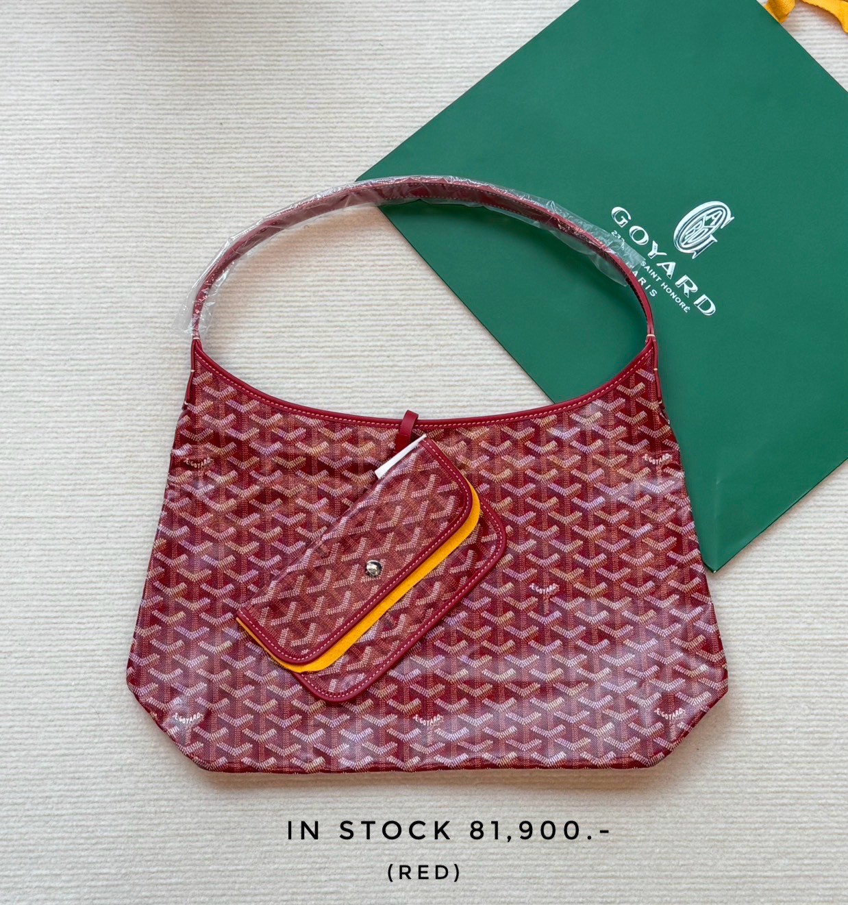 Goyard Boheme Hobo Bag - Red