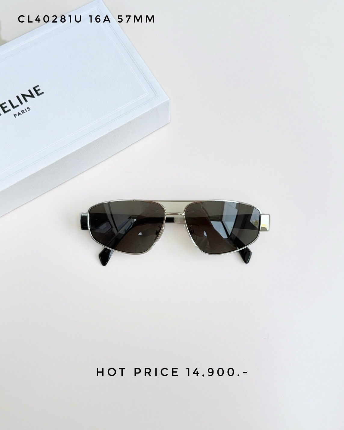 Celine Sunglasses CL40281U M16A 57MM.
