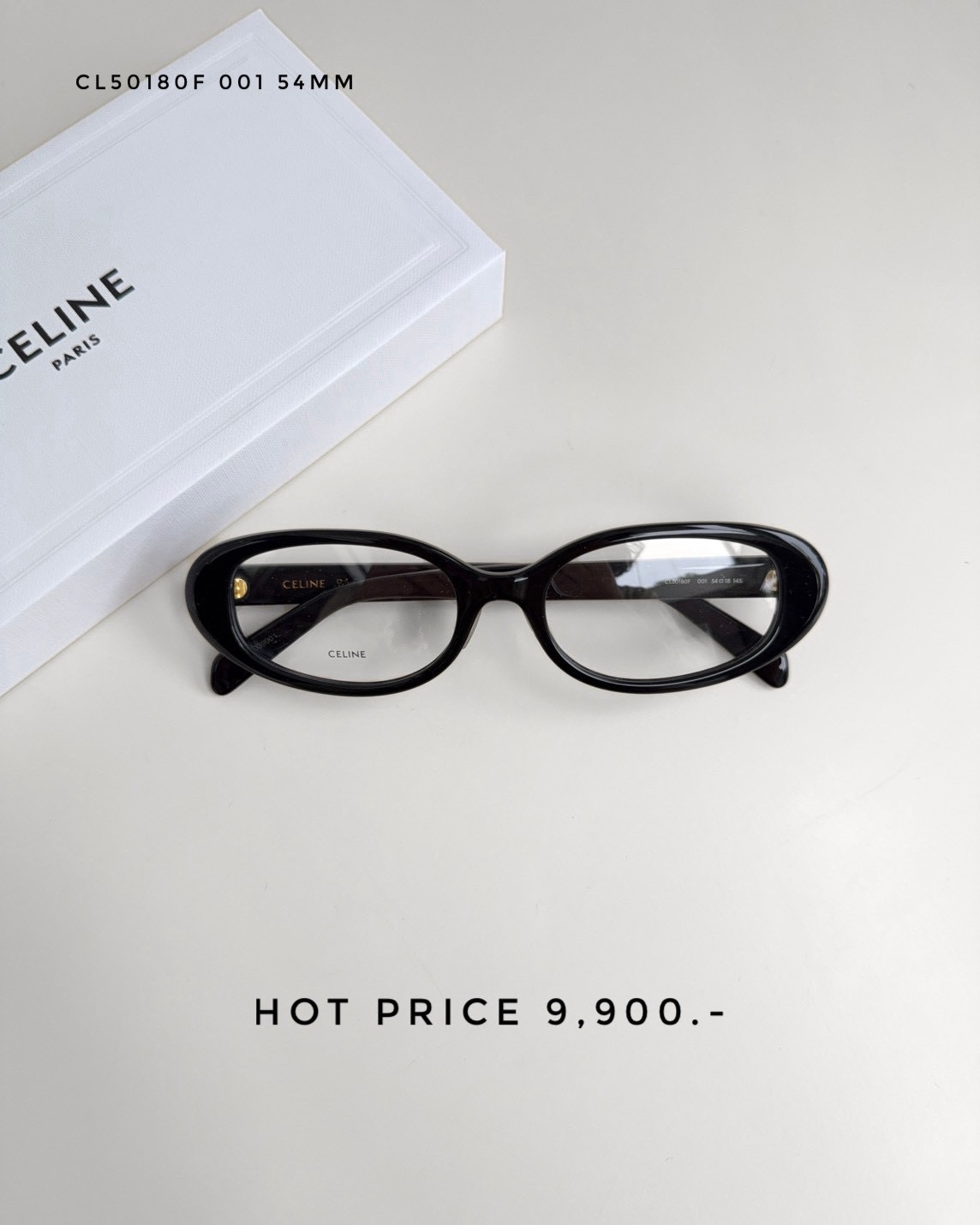 Celine Sunglasses CL50180F 001 54MM