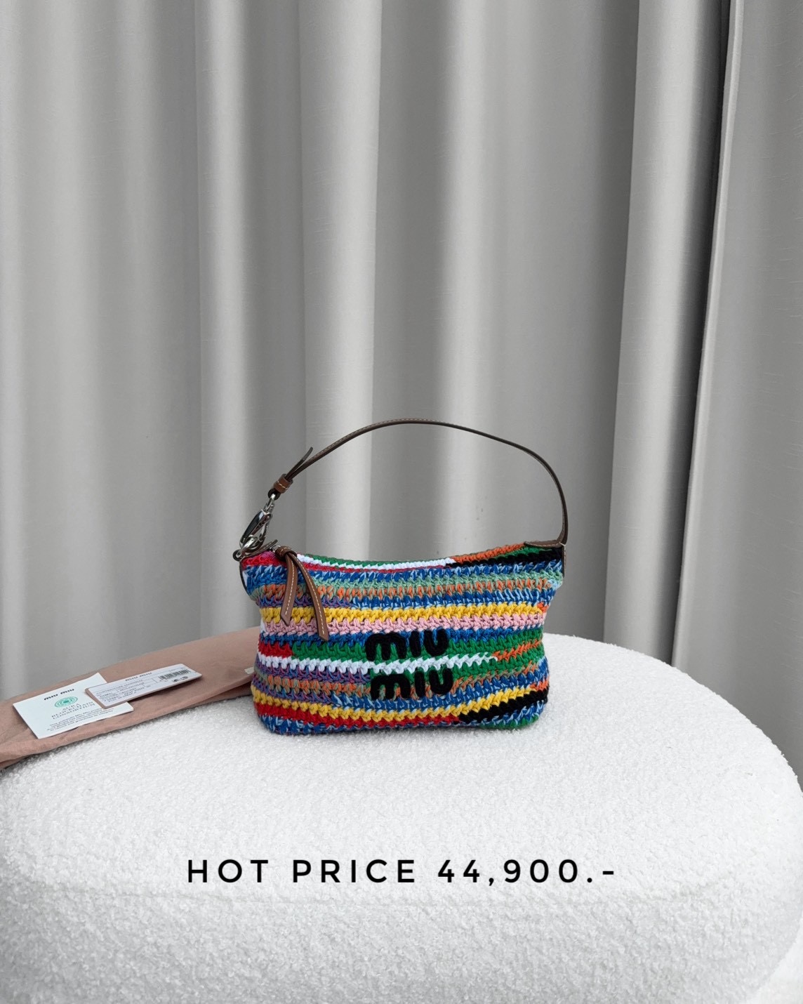 Miumiu Crochet Pouch Bag