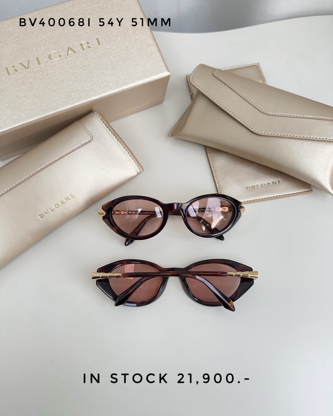 Bvlgari Sunglasses BV400681 54Y 51MM.