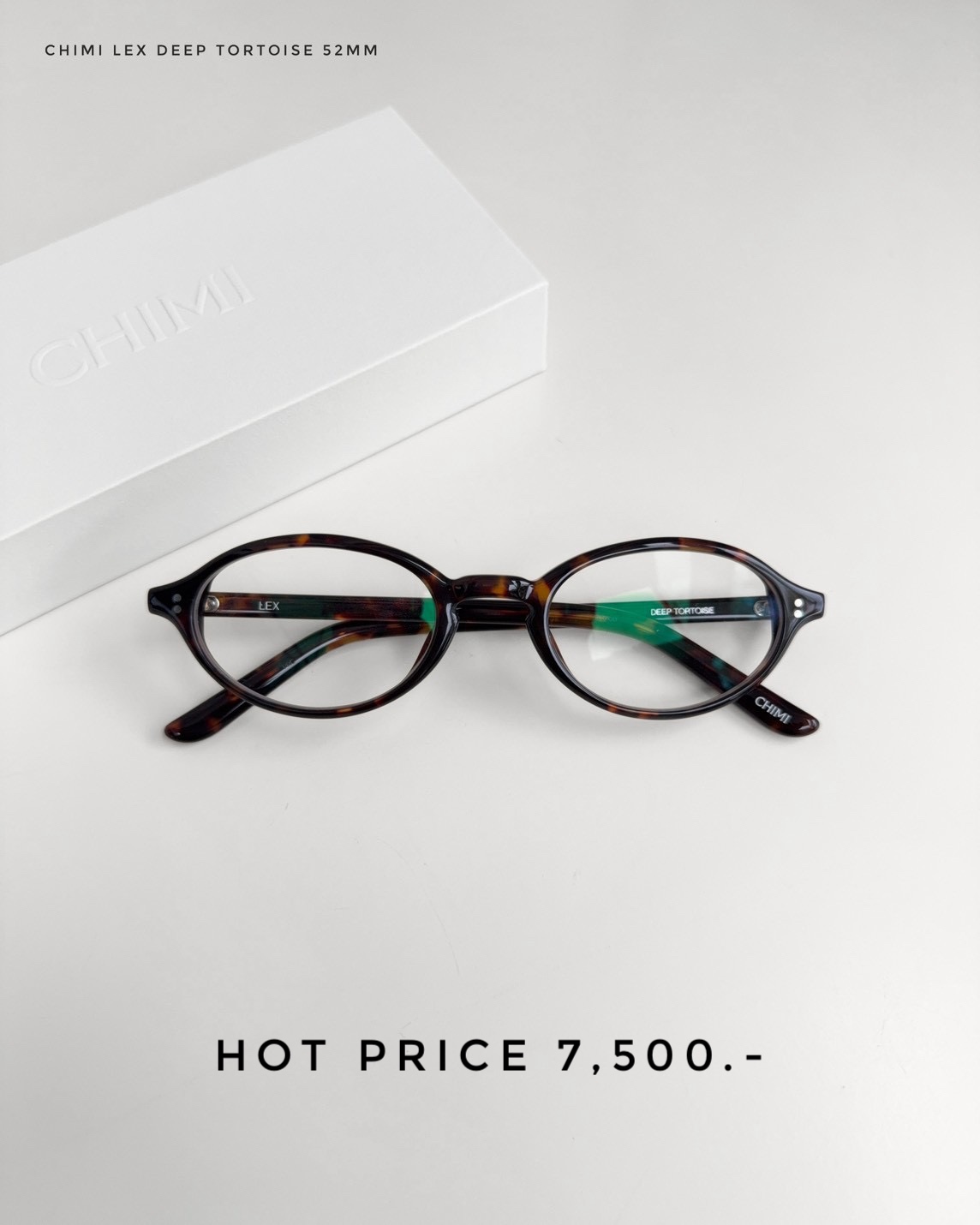 Chimi Sunglasses Lex Deep Tortoise 52 MM.
