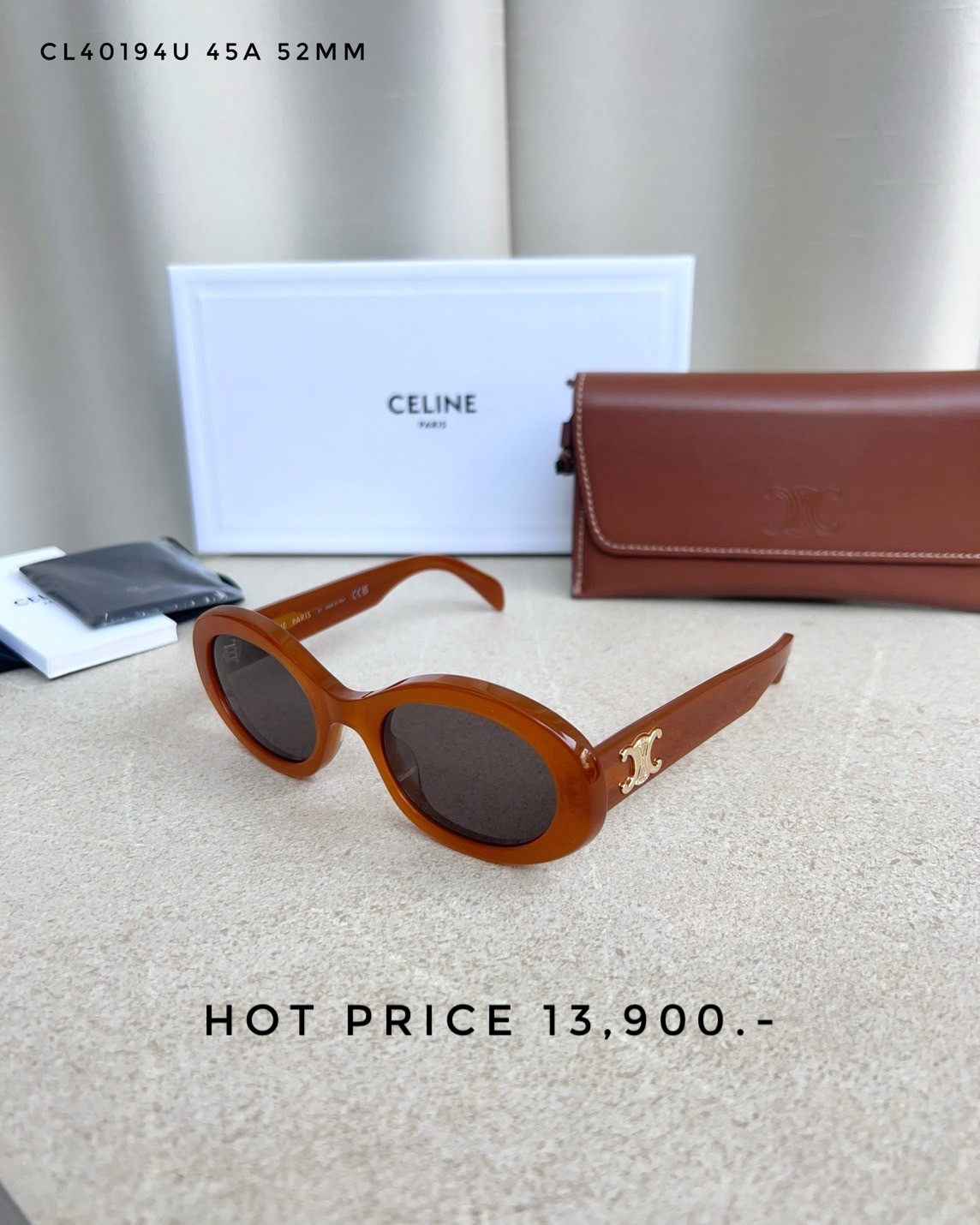Celine Sunglasses CL40194U P45A 52MM.