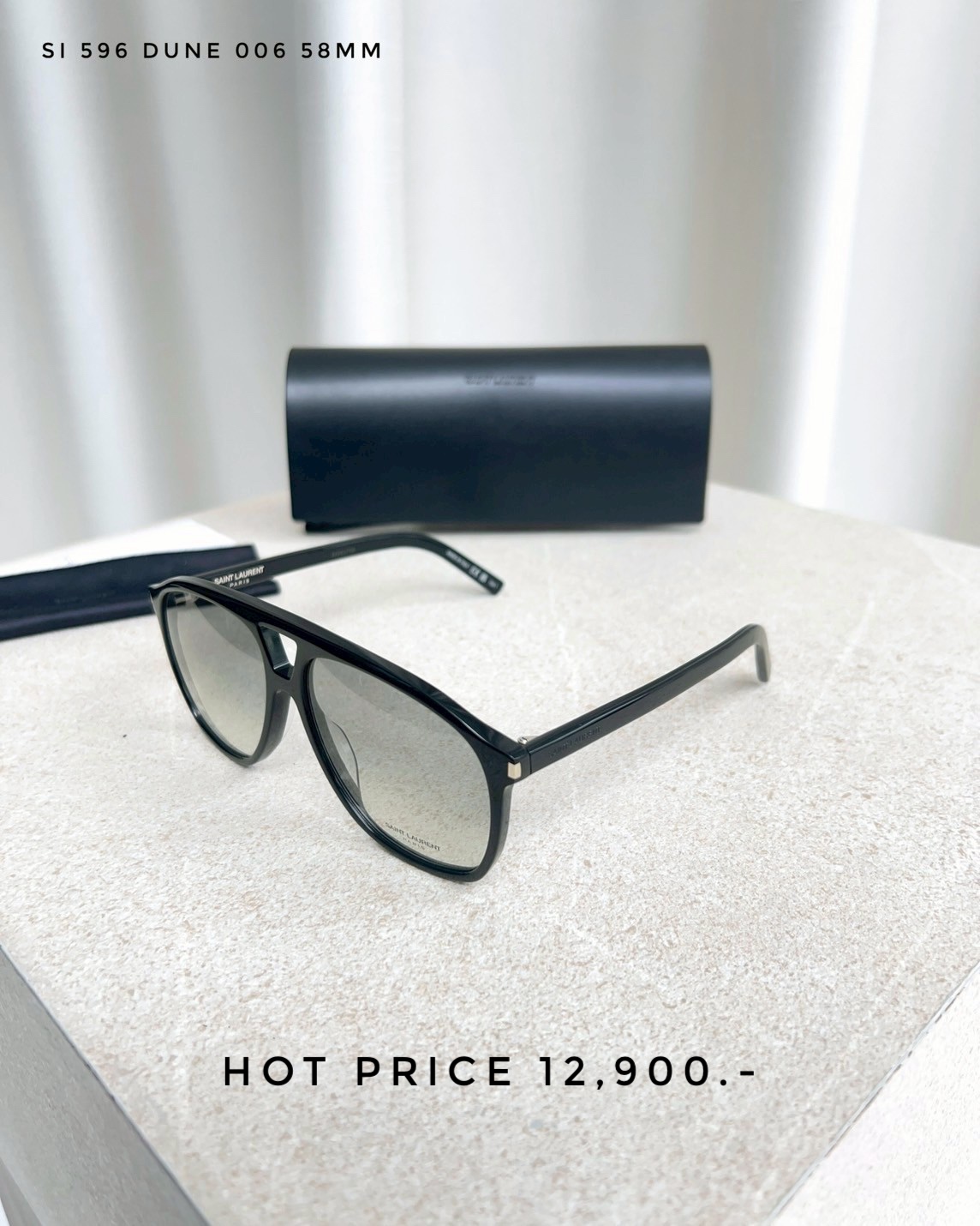 YSL Sunglasses SL596 Dune 006 58 MM.
