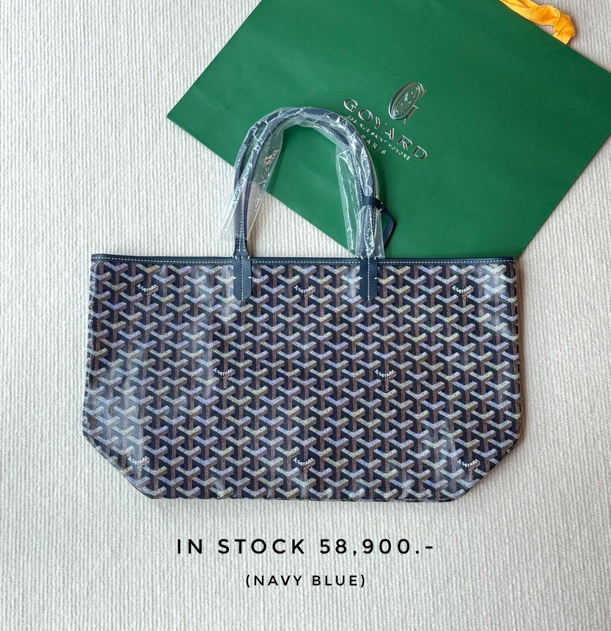 Goyard Saint Louis PM Bag - Navy Blue