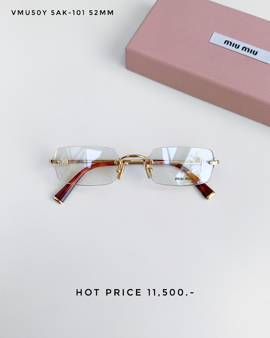 Miumiu Sunglasses VMU 50Y 5AK-1O1 52MM.