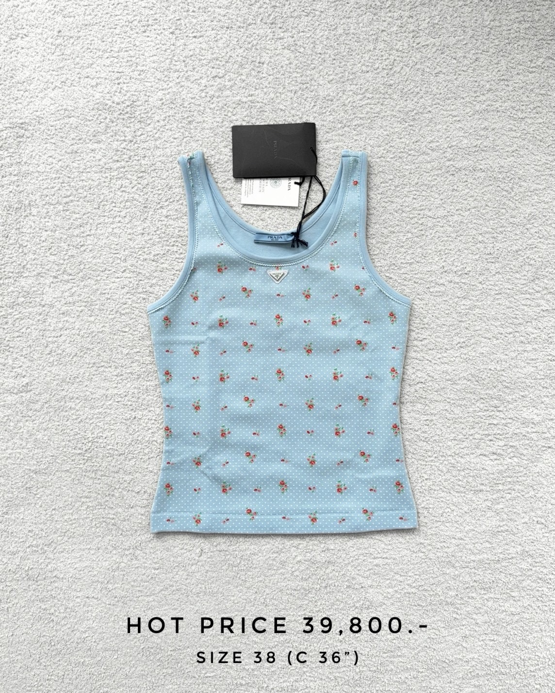Prada Tank Top - Blue