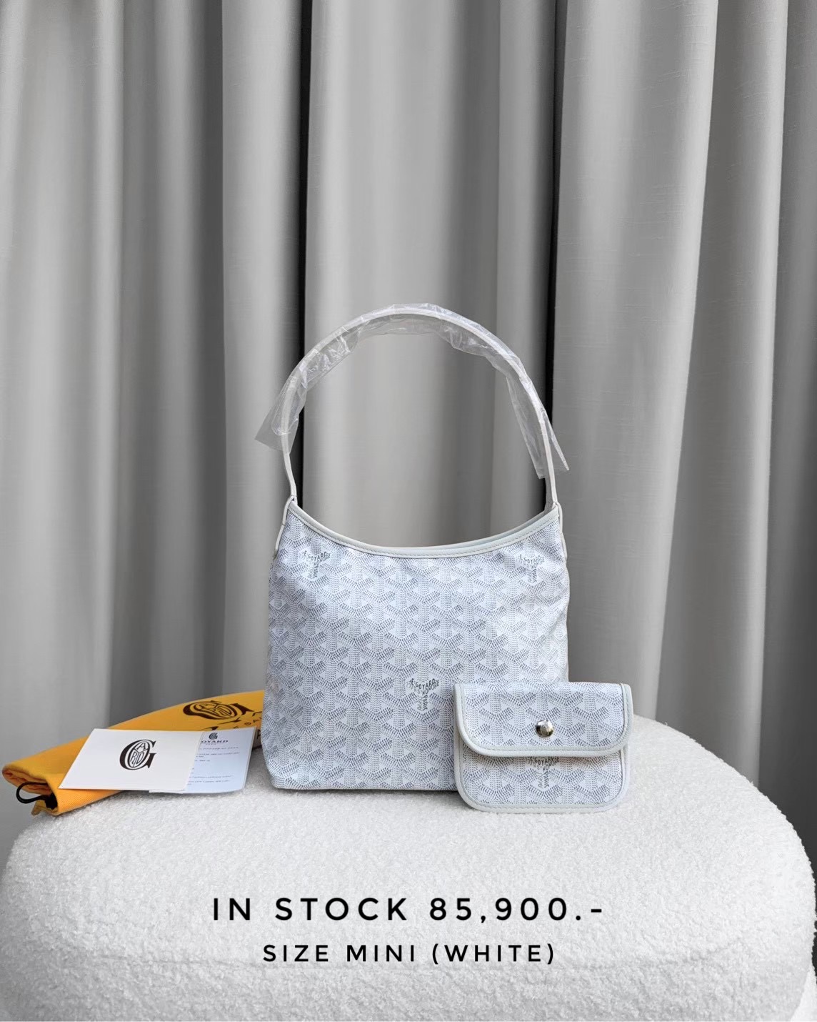 Goyard Boheme Hobo Mini - White