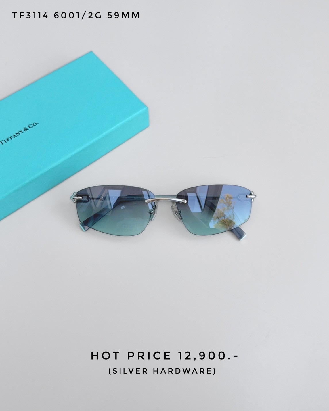 Tiffany & Co Sunglasses TF 3114 6001/2G 59 MM.