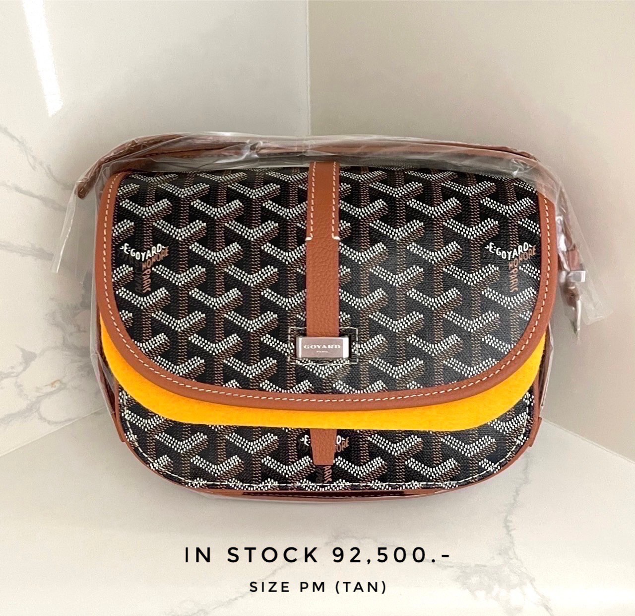 GOYARD Belvedere PM Bag - Tan/Black