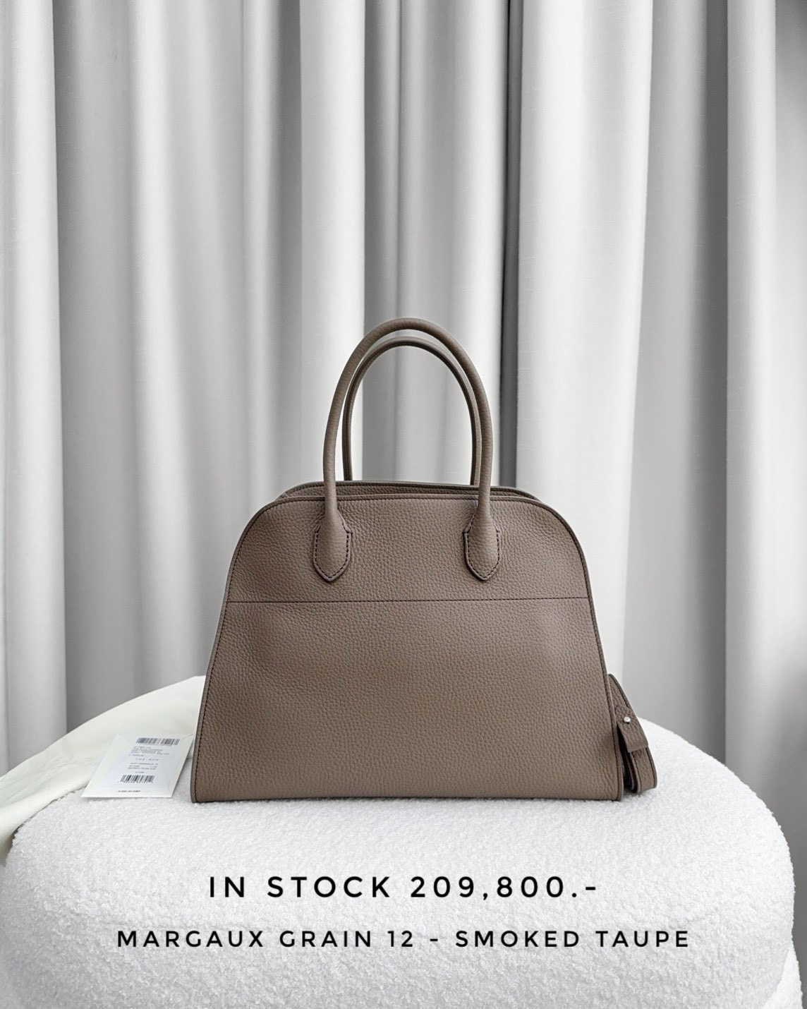 The Row Margaux Grain 12 - Smoked Taupe