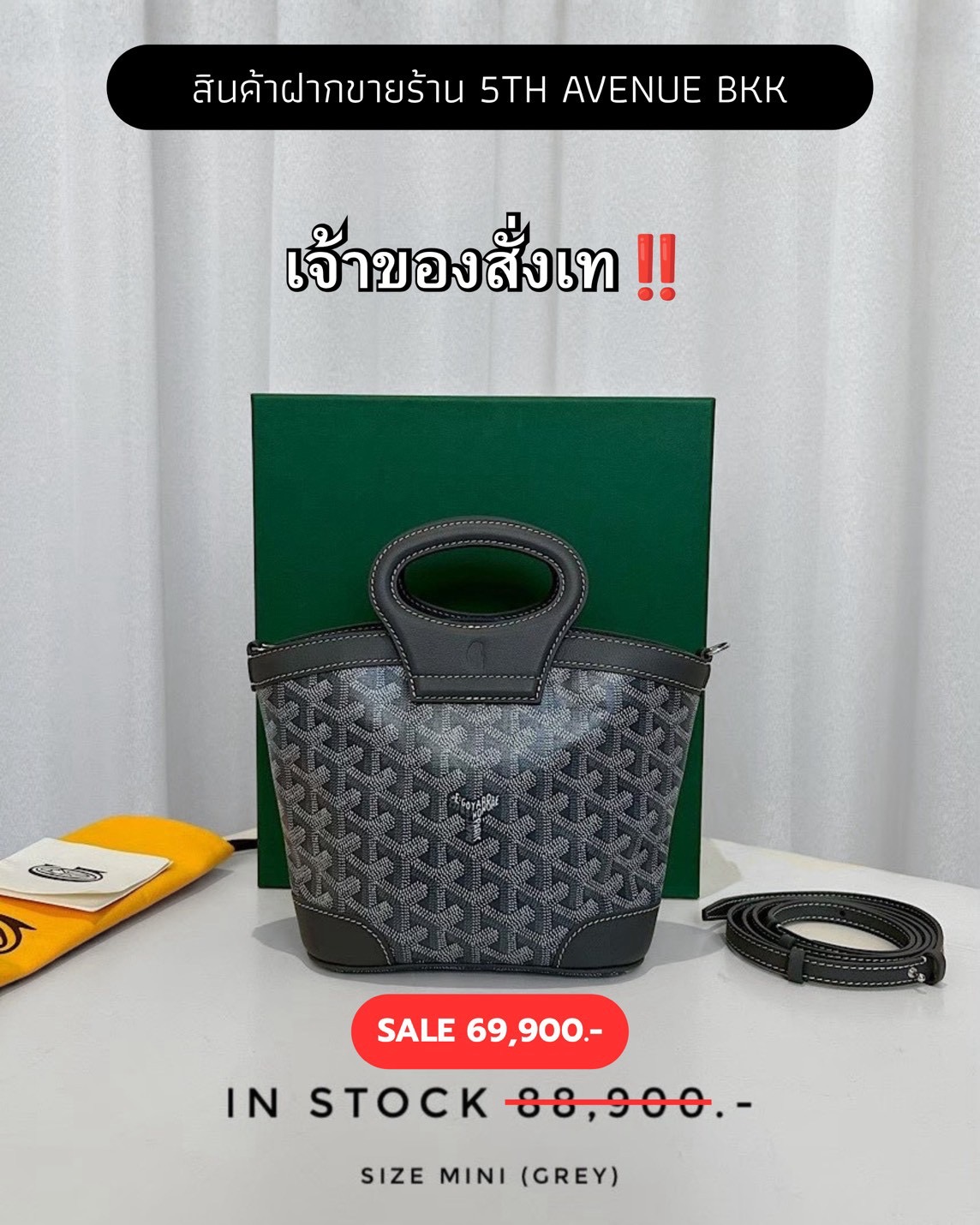 Goyard Beluga Mini - Grey