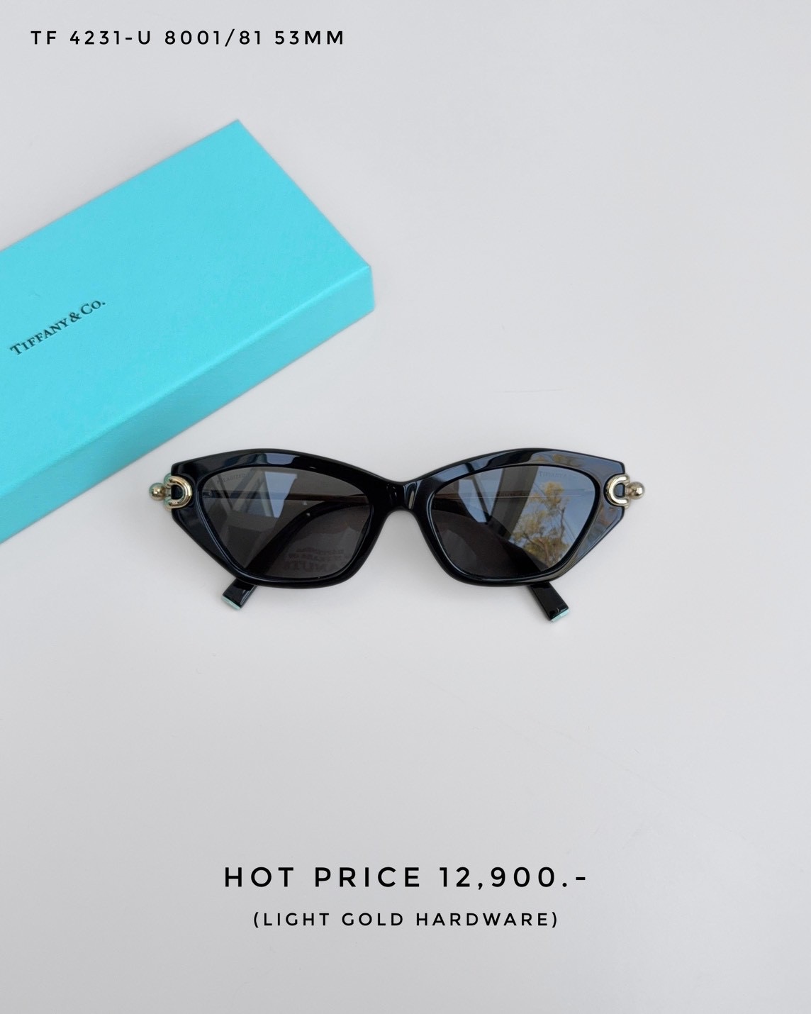Tiffany & Co Sunglasses TF 4231-U 8001/81 53MM.