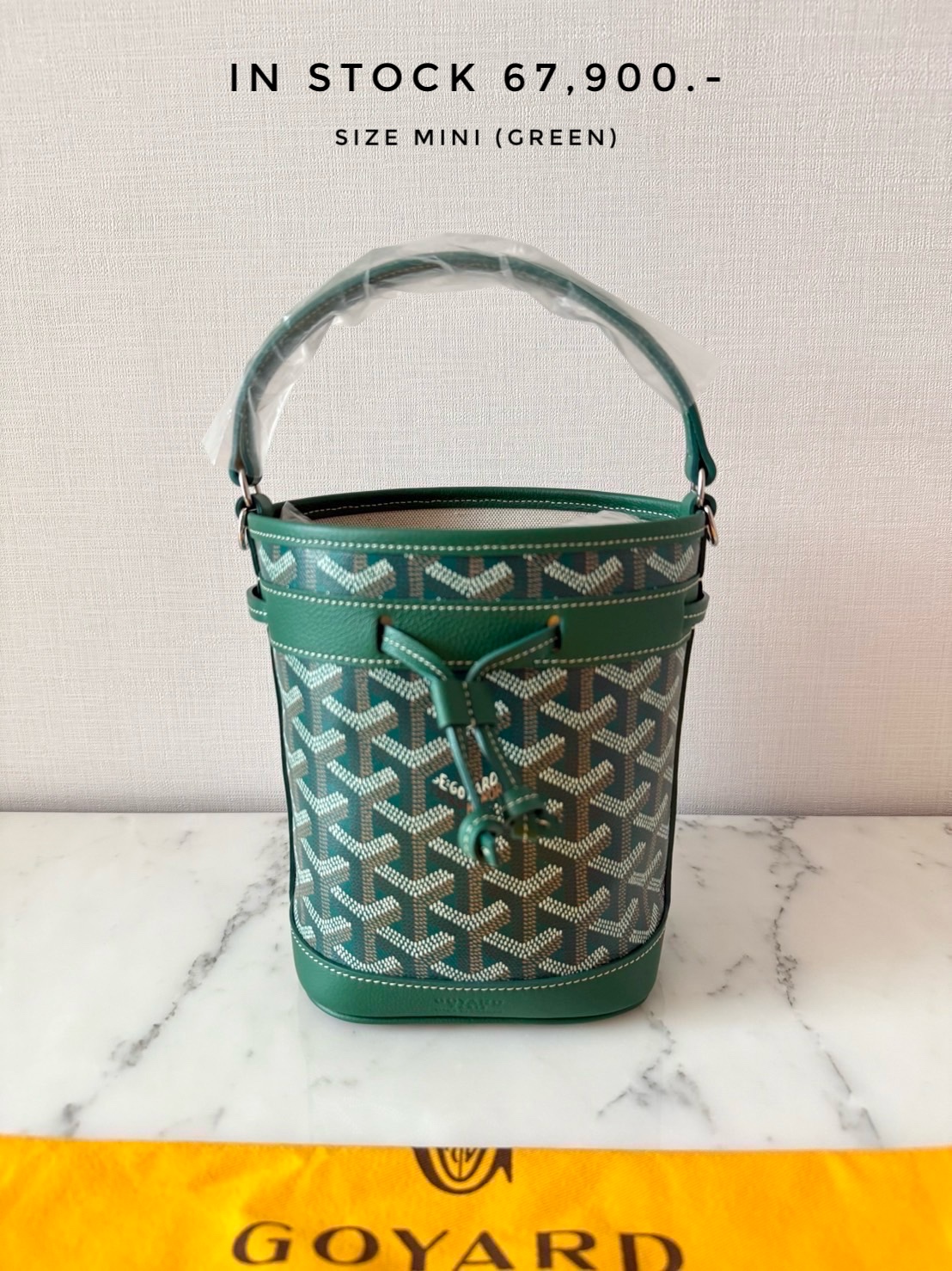 Goyard Petit Flot Mini Bucket Bag - Green