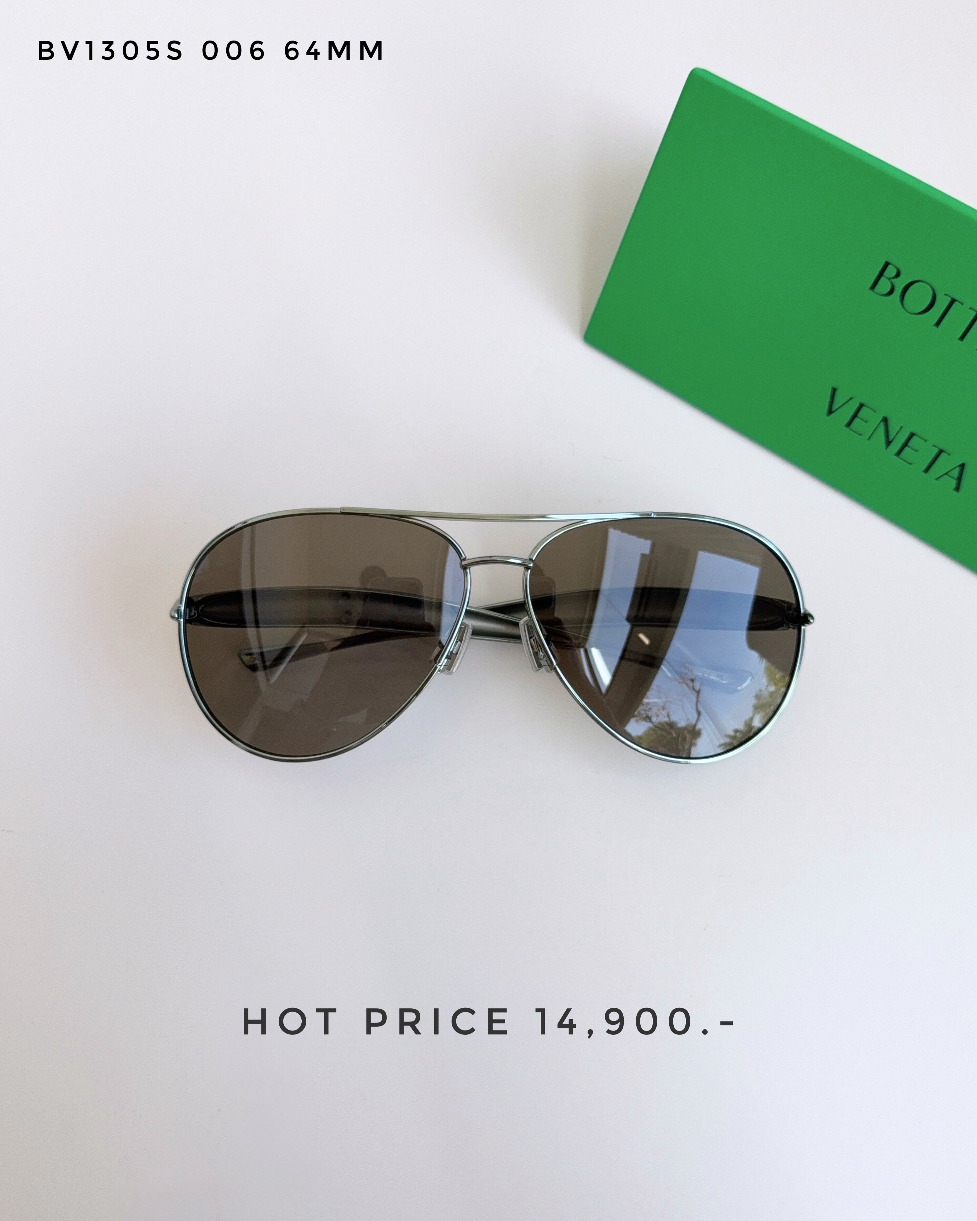 Bottega Sunglasses BV1305S 006 64MM.