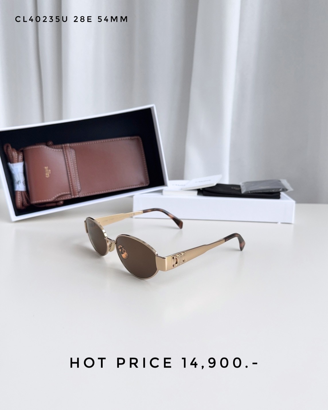 Celine Sunglasses CL40235U 28E 54MM.