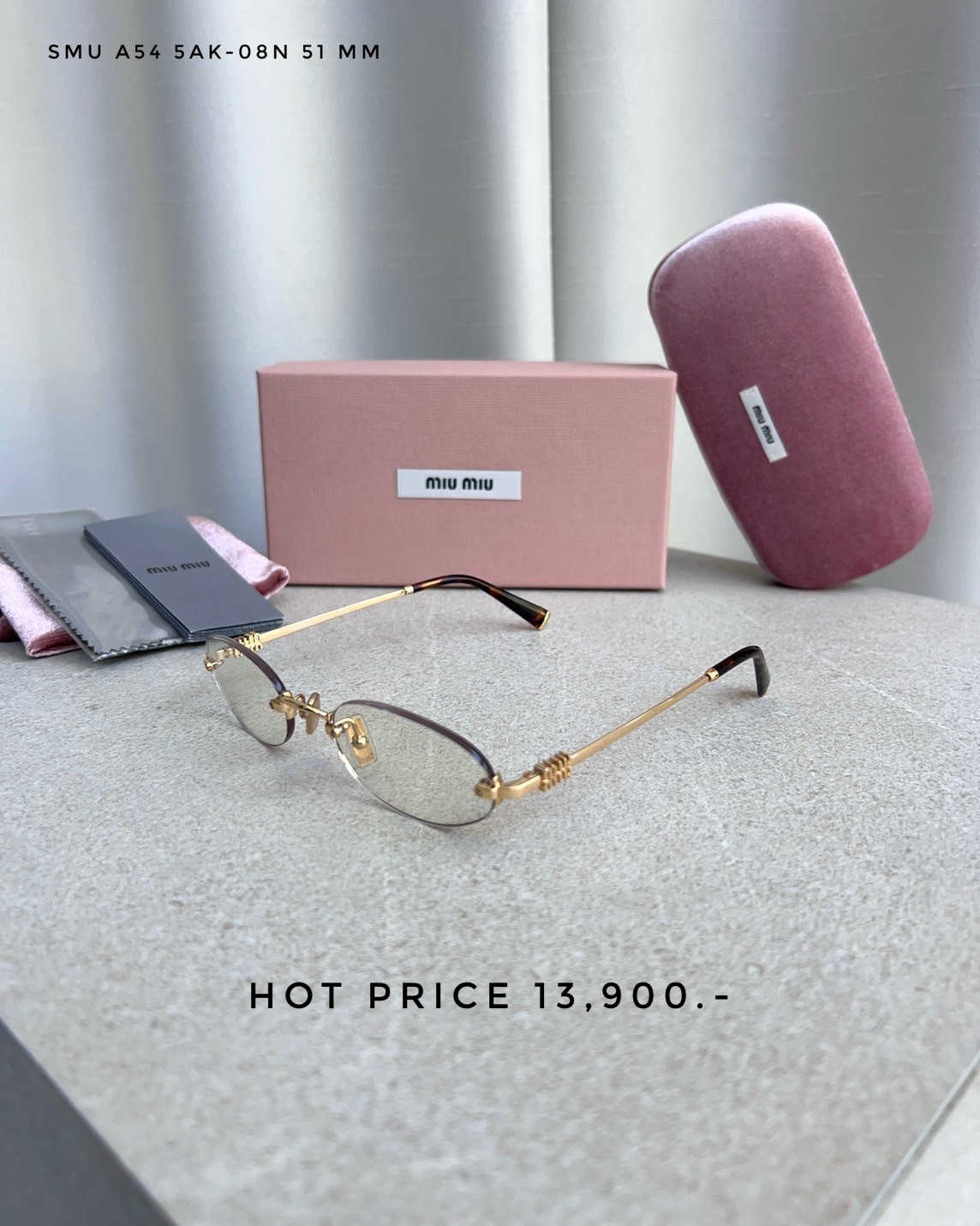 Miumiu Sunglasses SMU A54S 5AK-08N 51MM.