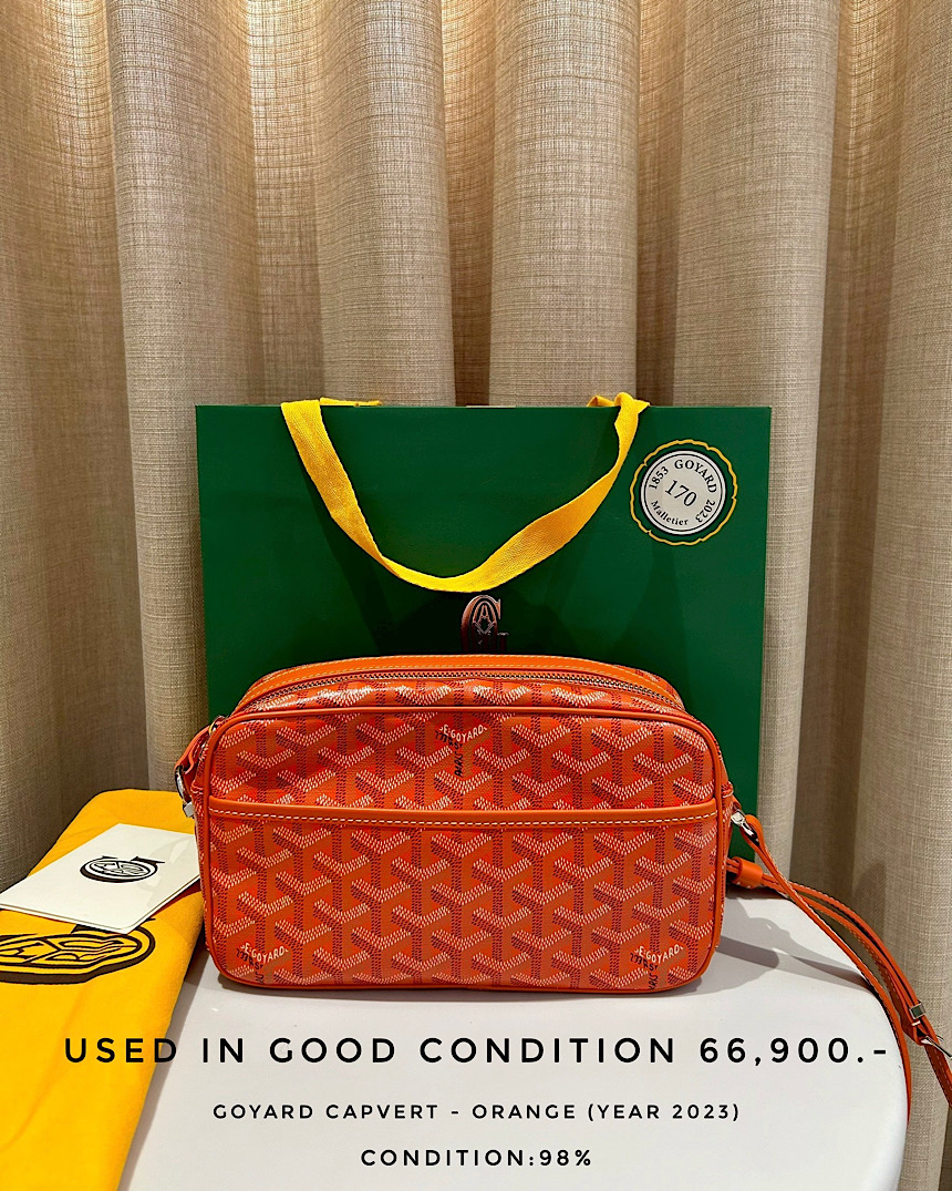 Used Like New Goyard Capvert - Orange
