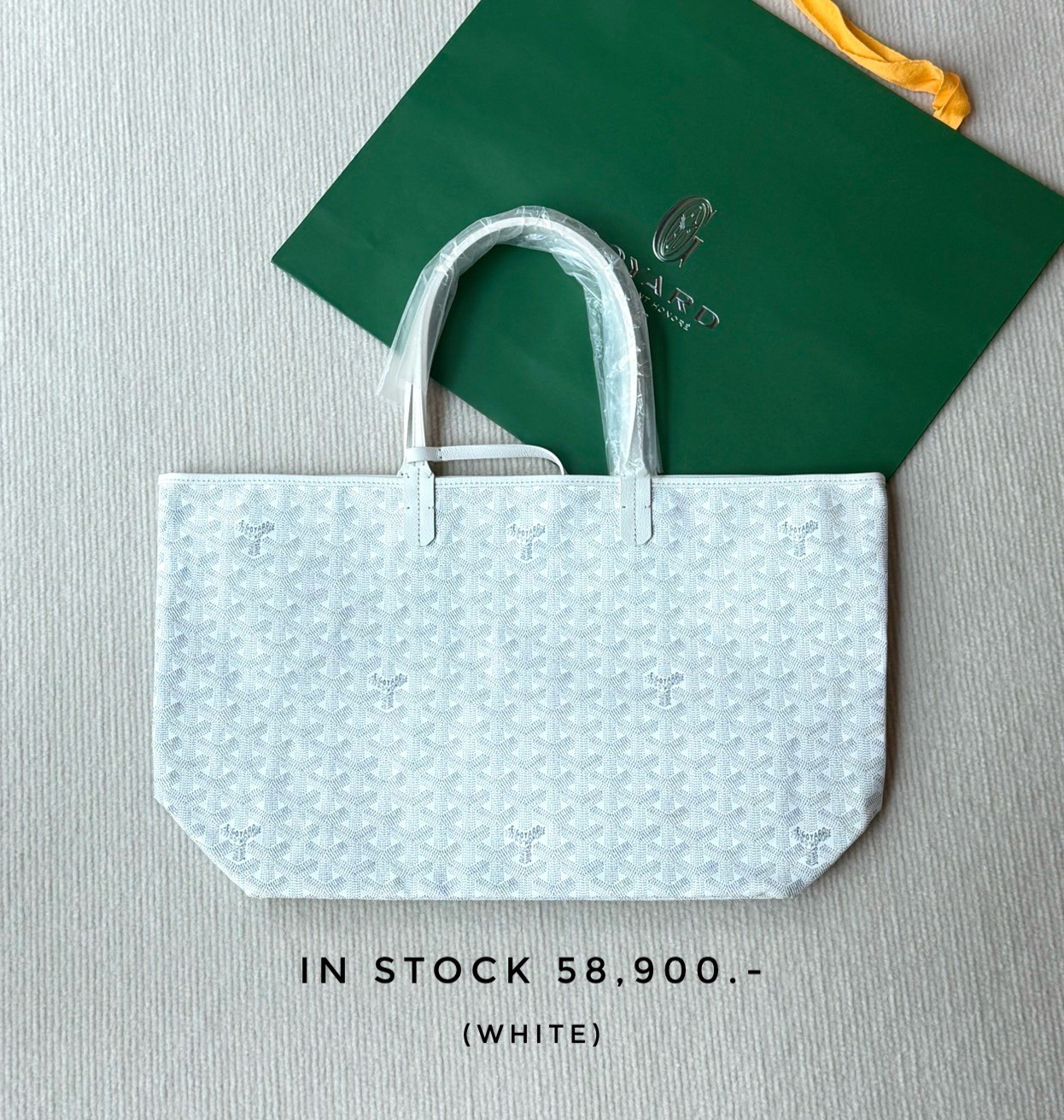 Goyard Saint Louis PM Bag - White