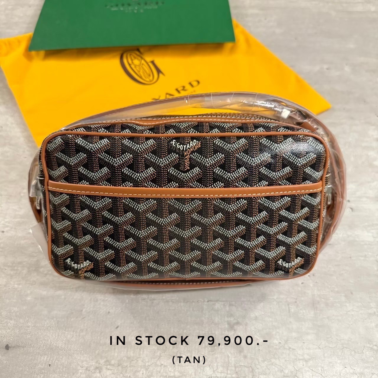 Goyard Cap-Vert PM Bag - Tan/Black