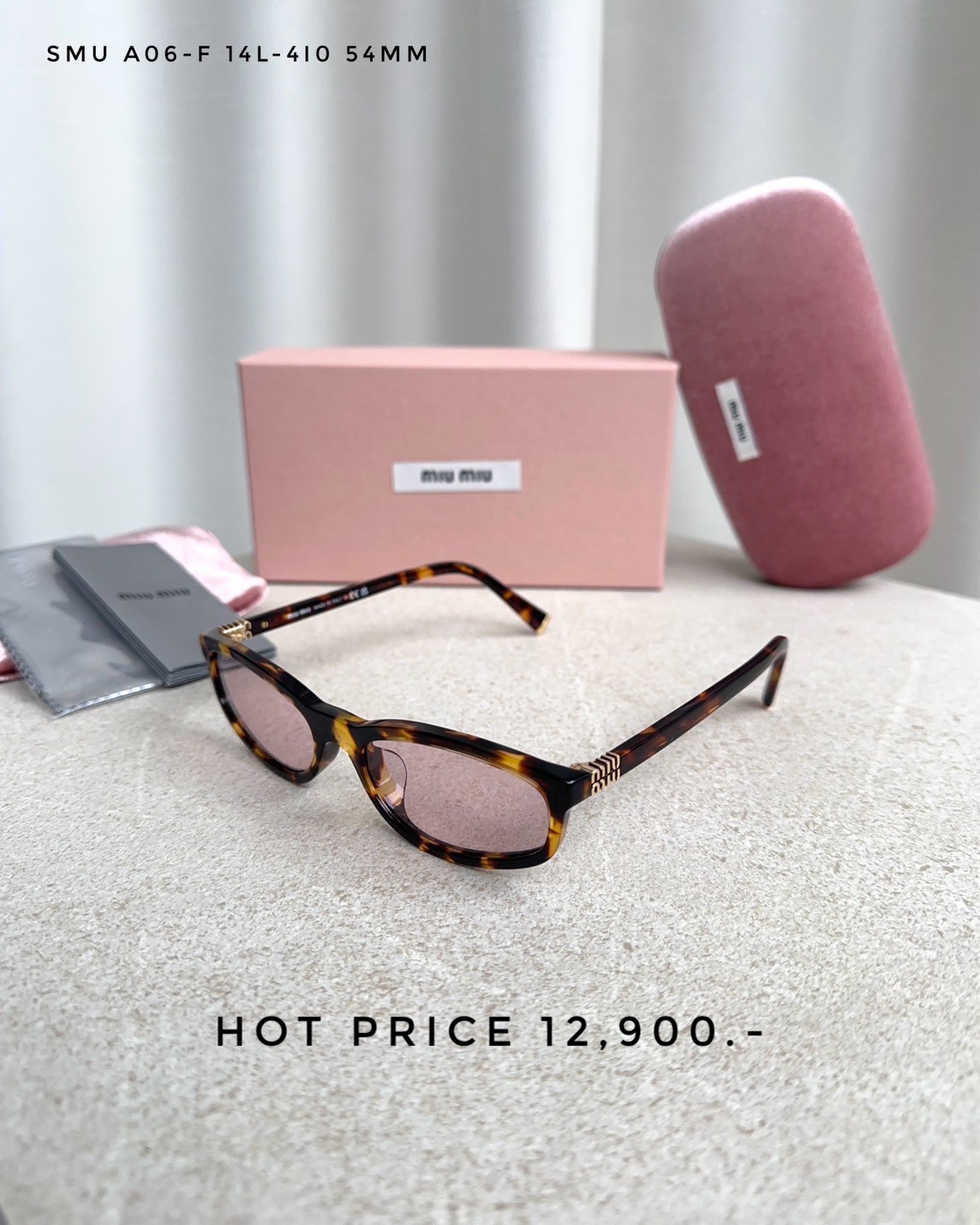 Miumiu Sunglasses SMU A06F 14L-4IO 54MM.