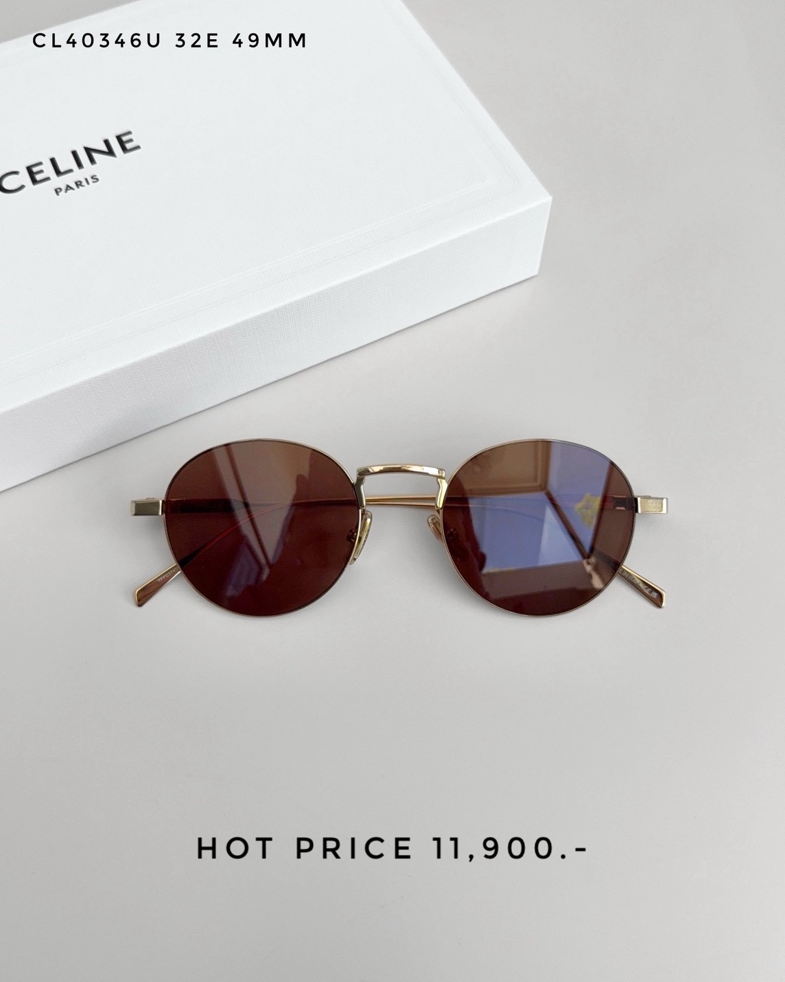 Celine Sunglasses CL40346U 32E 49MM
