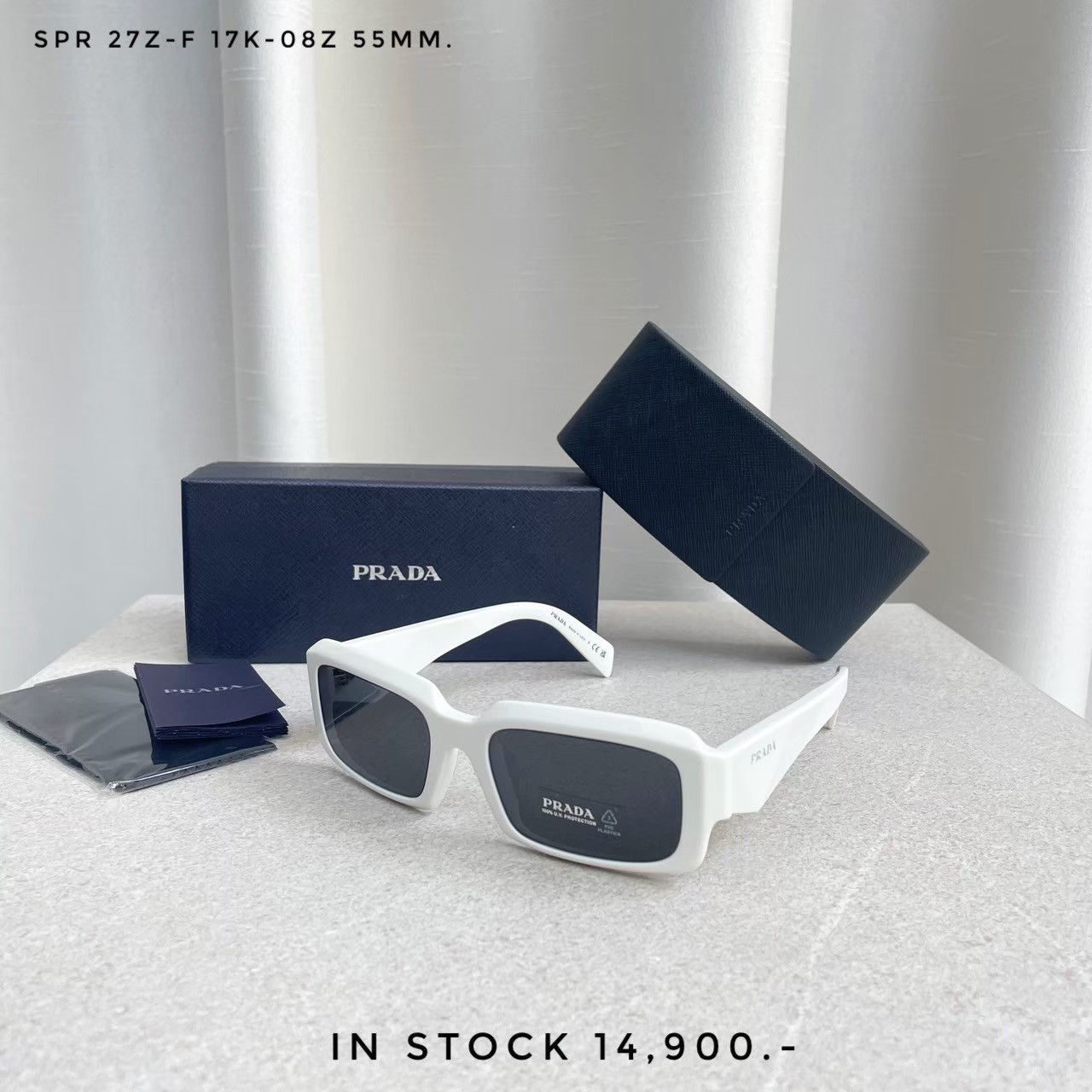 Prada Sunglasses SPR 27Z-F 17K-08Z 55MM.