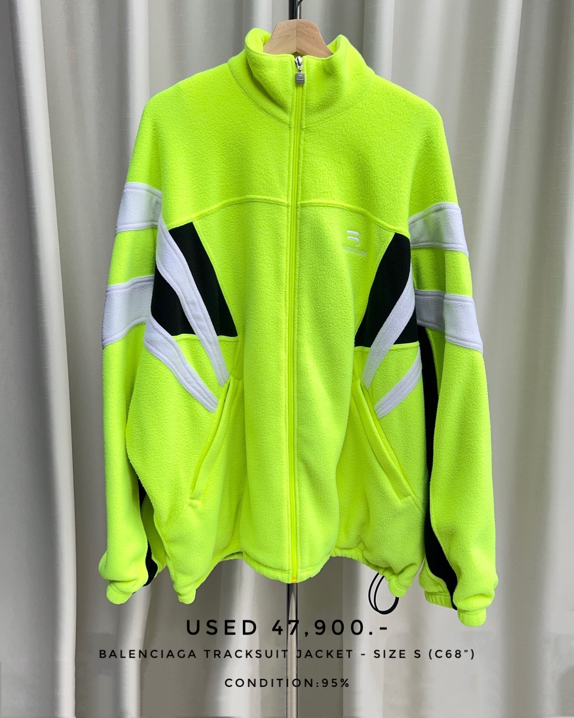 Used Balenciaga Jacket - Green 