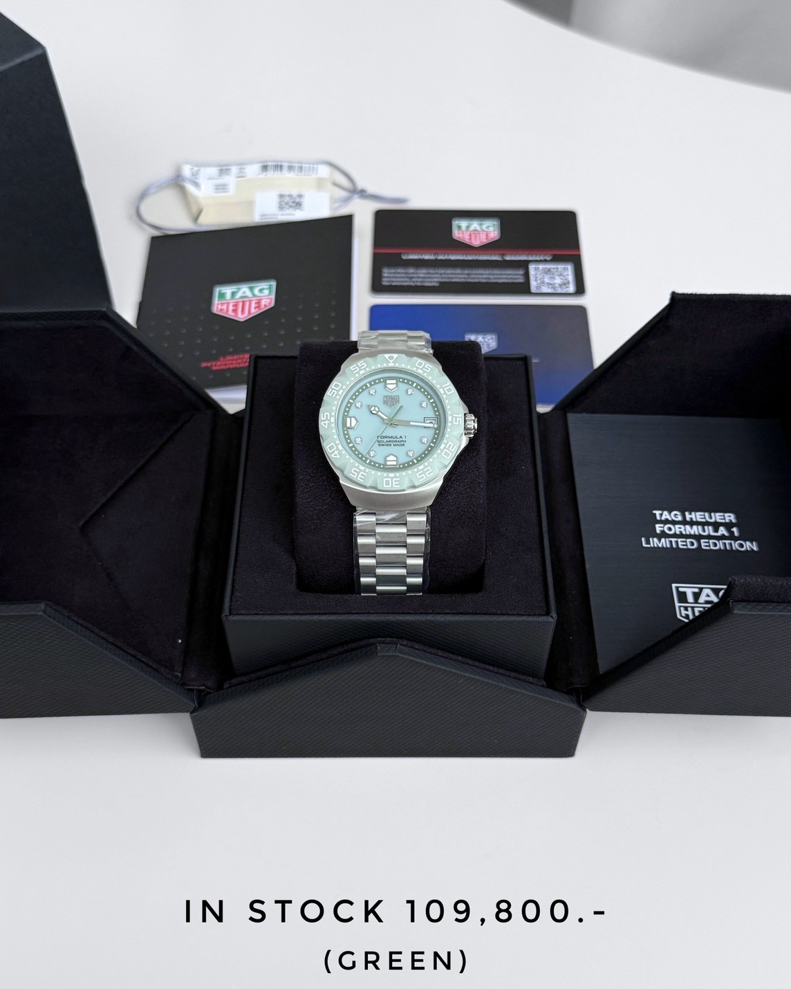TAG Heuer Formula 1 Solargraph Steel - Green