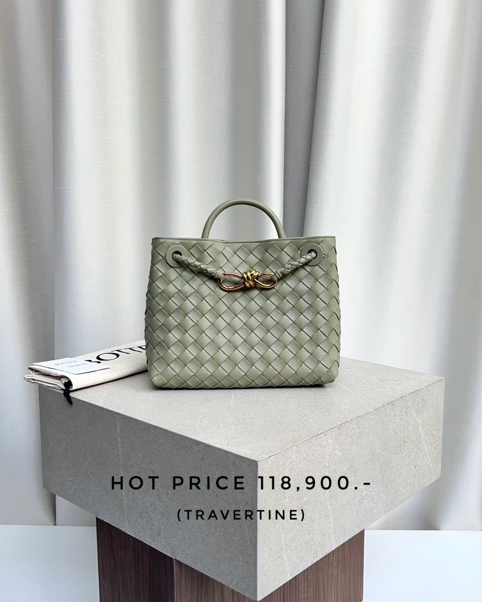 Bottega Andiamo Small - Travertine