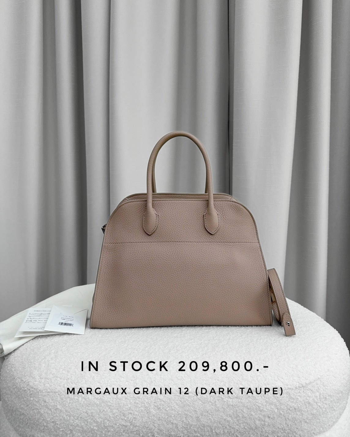 The Row Margaux Grain 12 - Dark Taupe