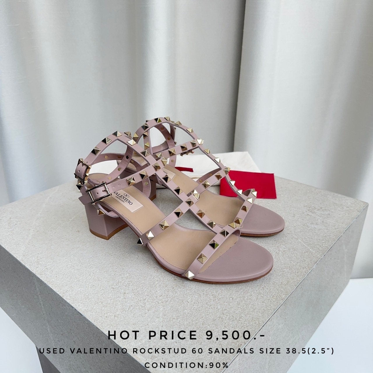 used valentino rockstud shoes