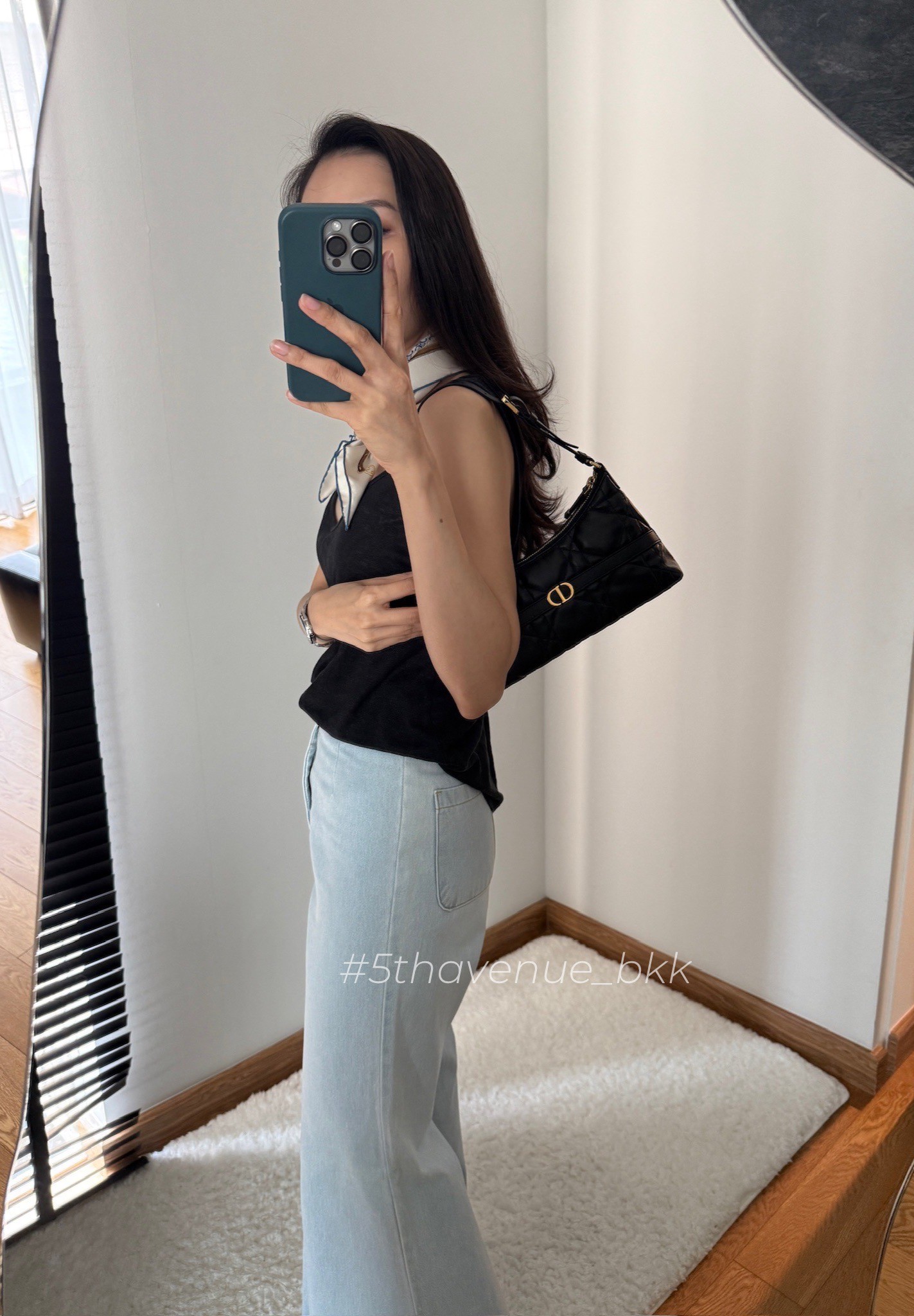 Dior Miss Caro Cigale Mini Bag - Black